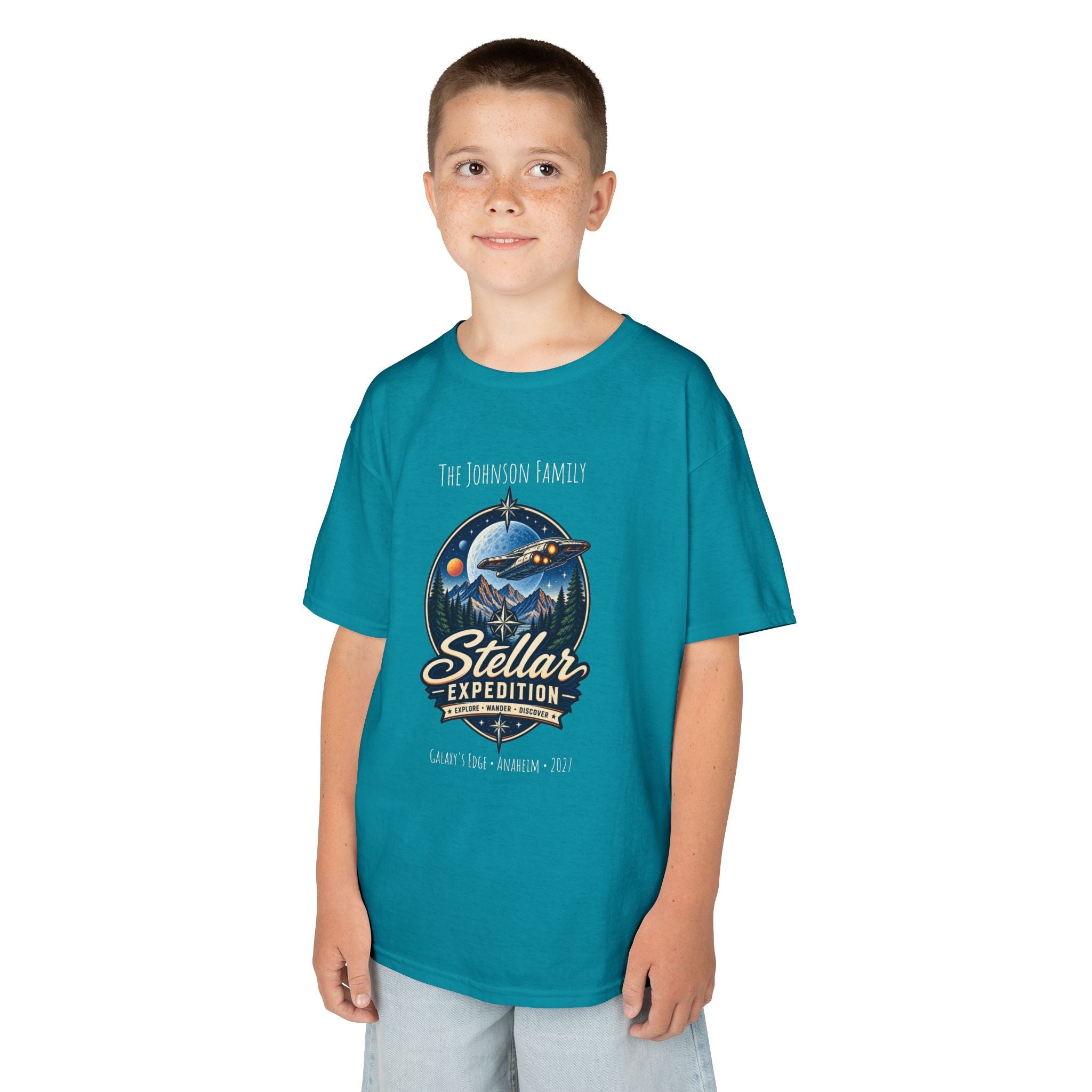 Stellar Expedition Space Adventure Park Kids Tee