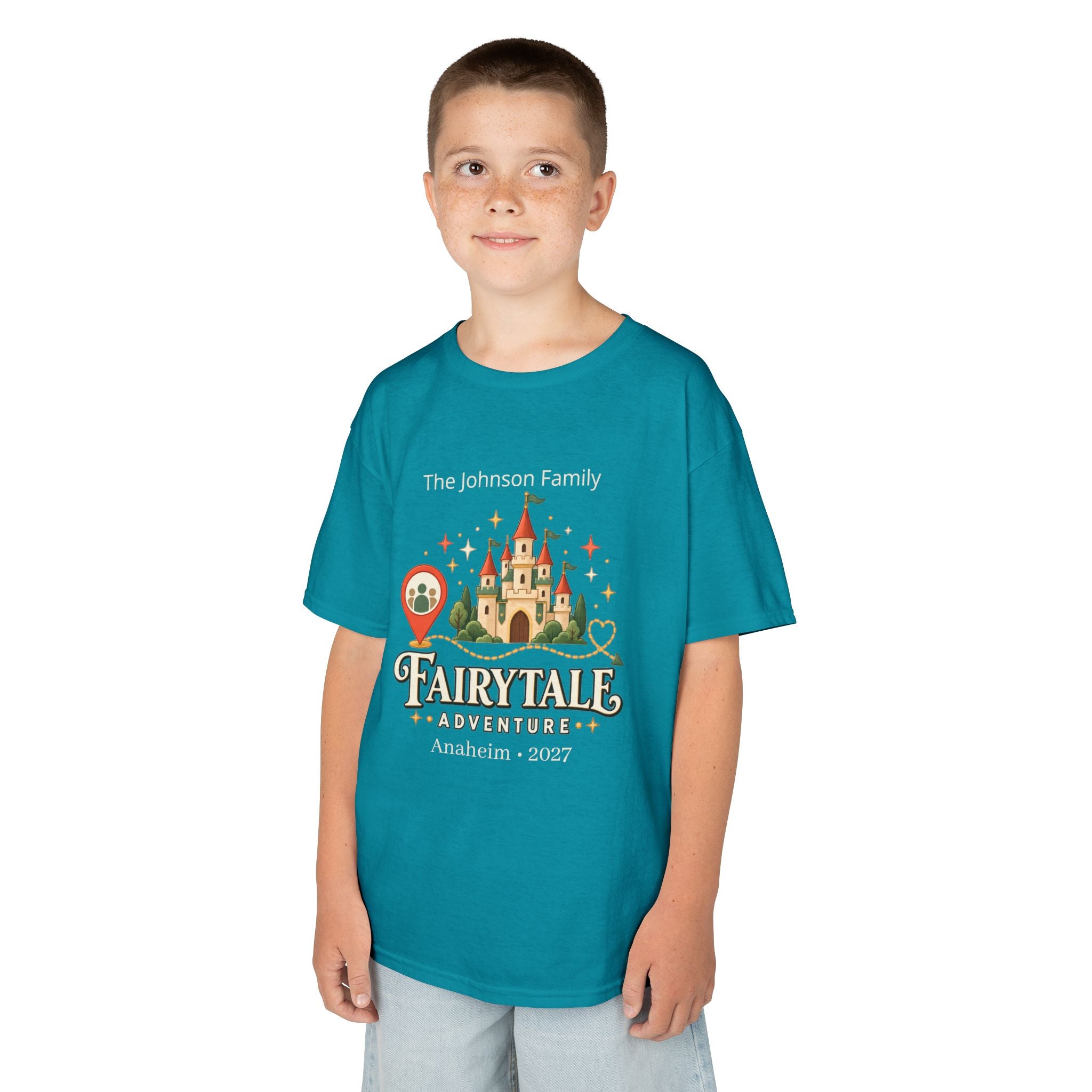 Fairytale Adventure Kids Tee (coral)