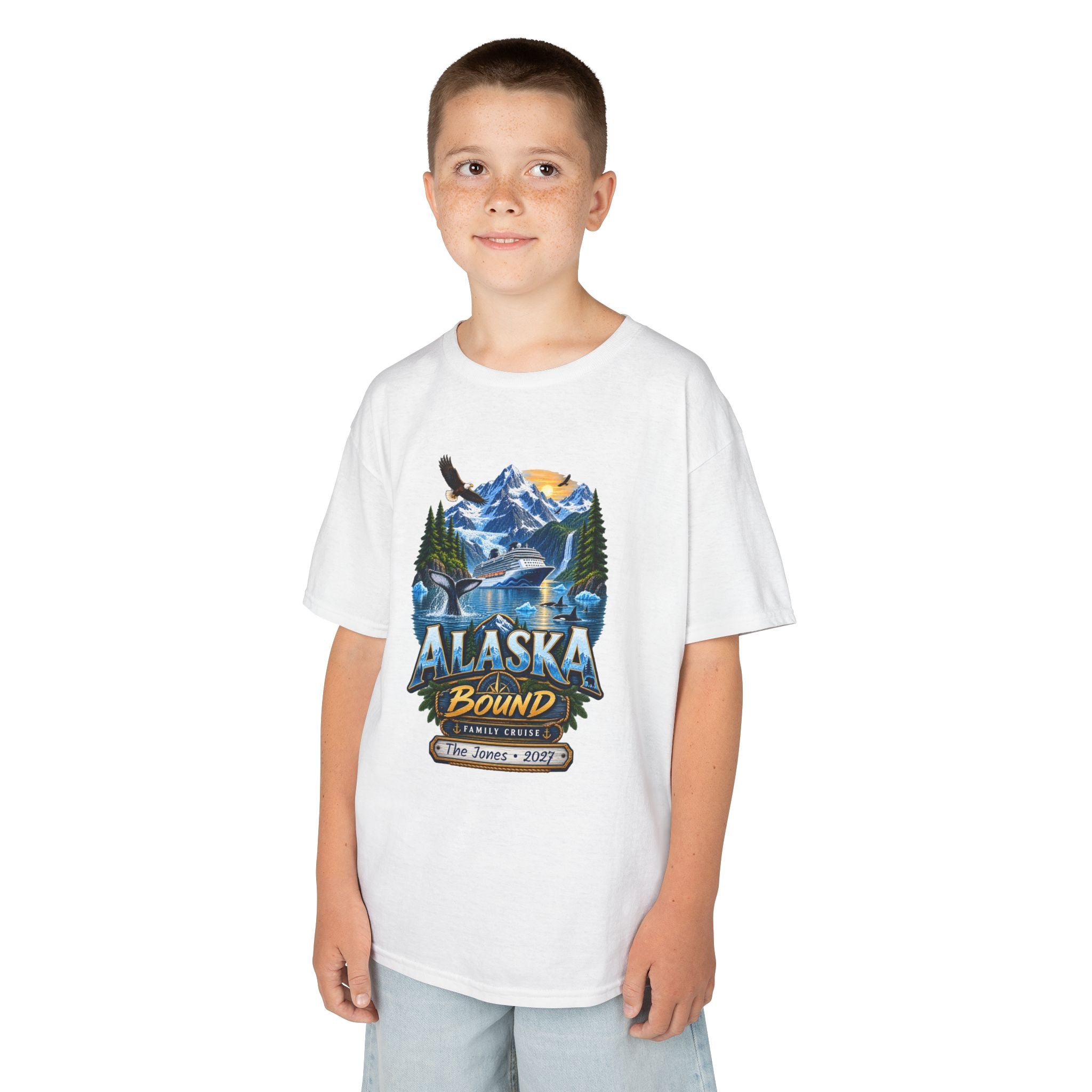 Alaska Bound Cruise Kids Tee