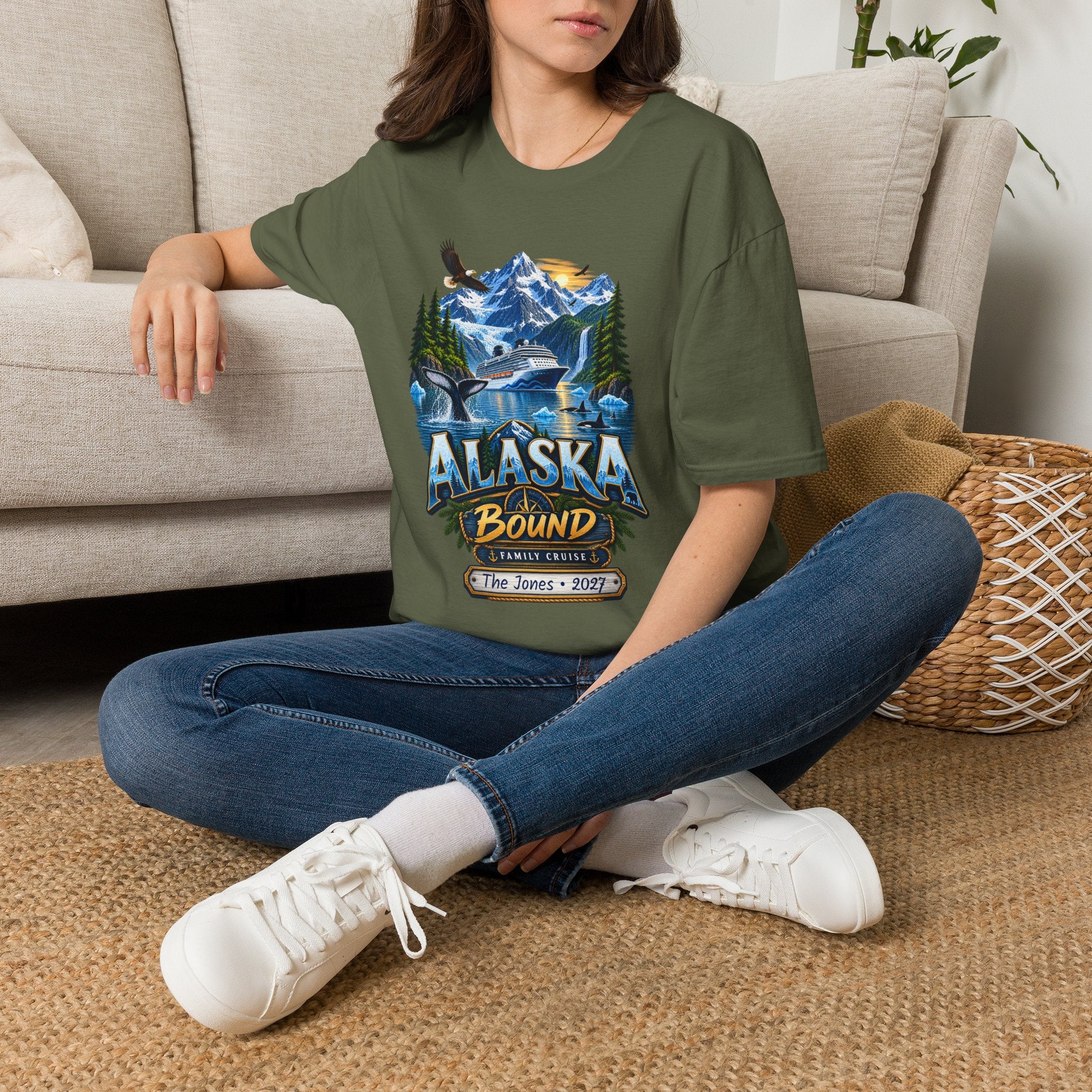Custom Alaska Bound Cruise Tee
