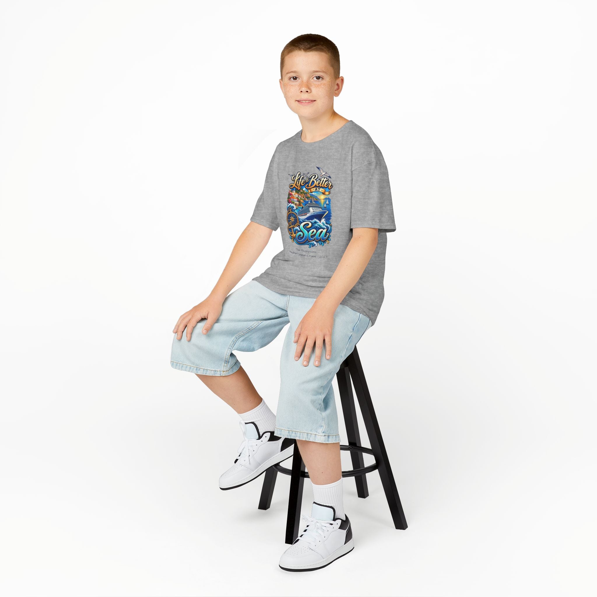 Mediterranean Cruise Life is Better at Sea Kids Tee