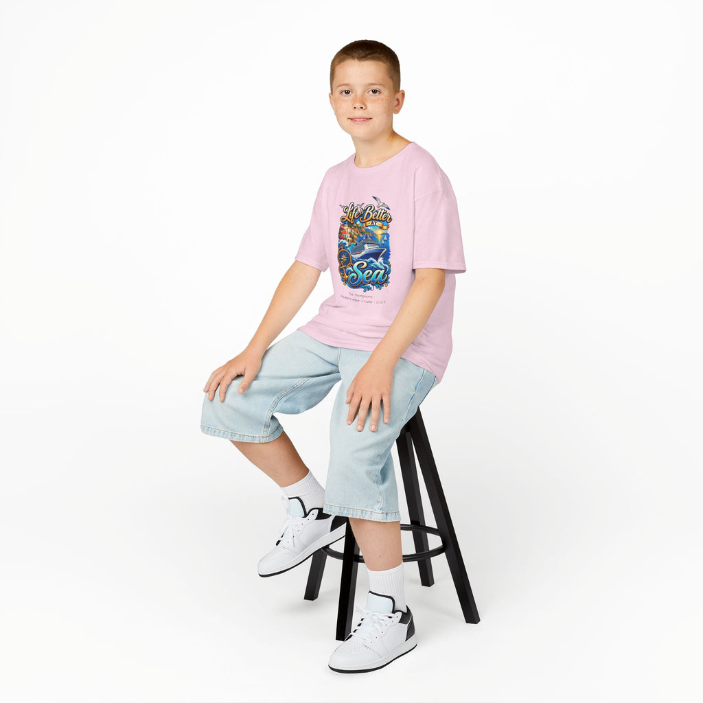 Mediterranean Cruise Life is Better at Sea Kids Tee