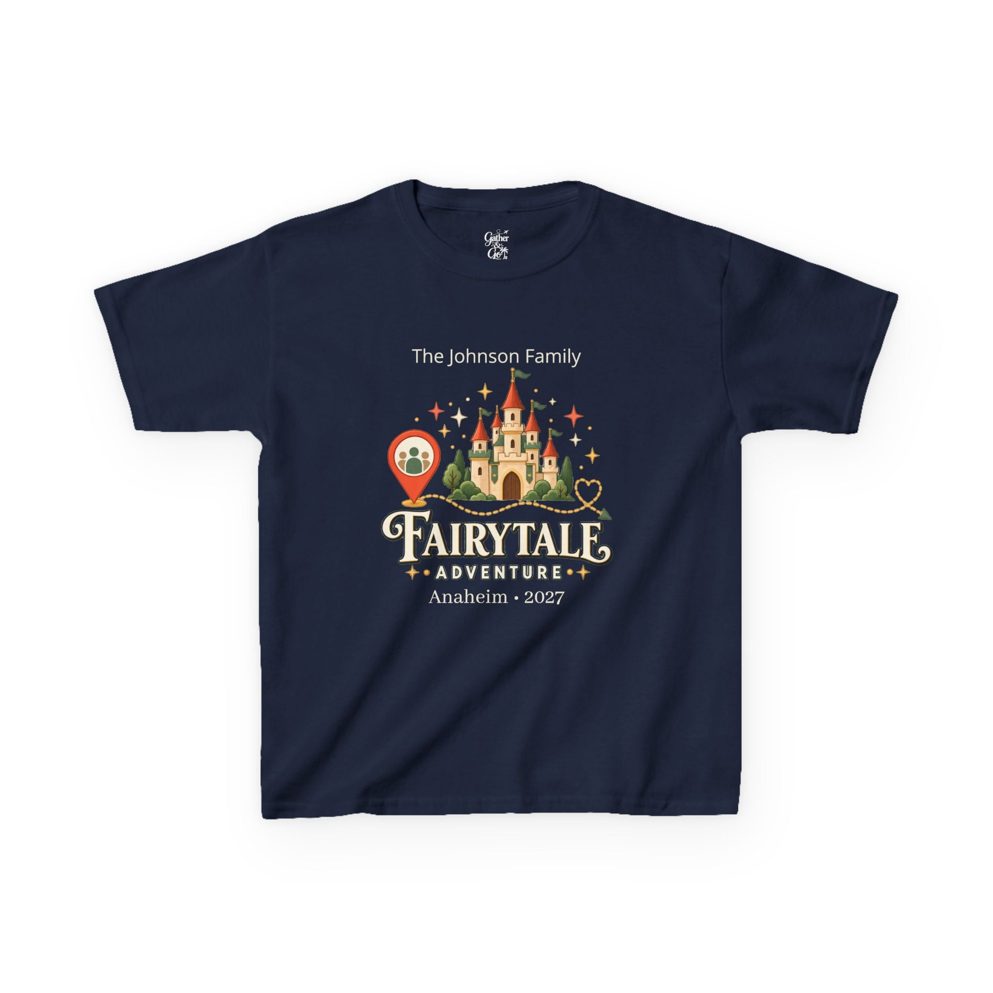 Fairytale Adventure Kids Tee (coral)