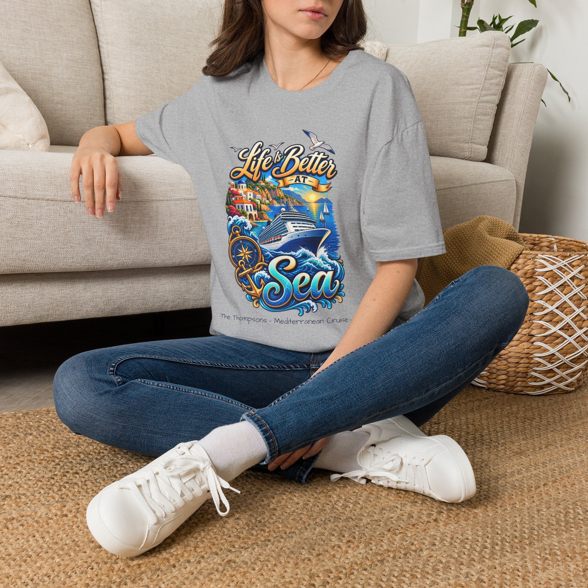 Mediterranean Cruise Life is Better at Sea Tee