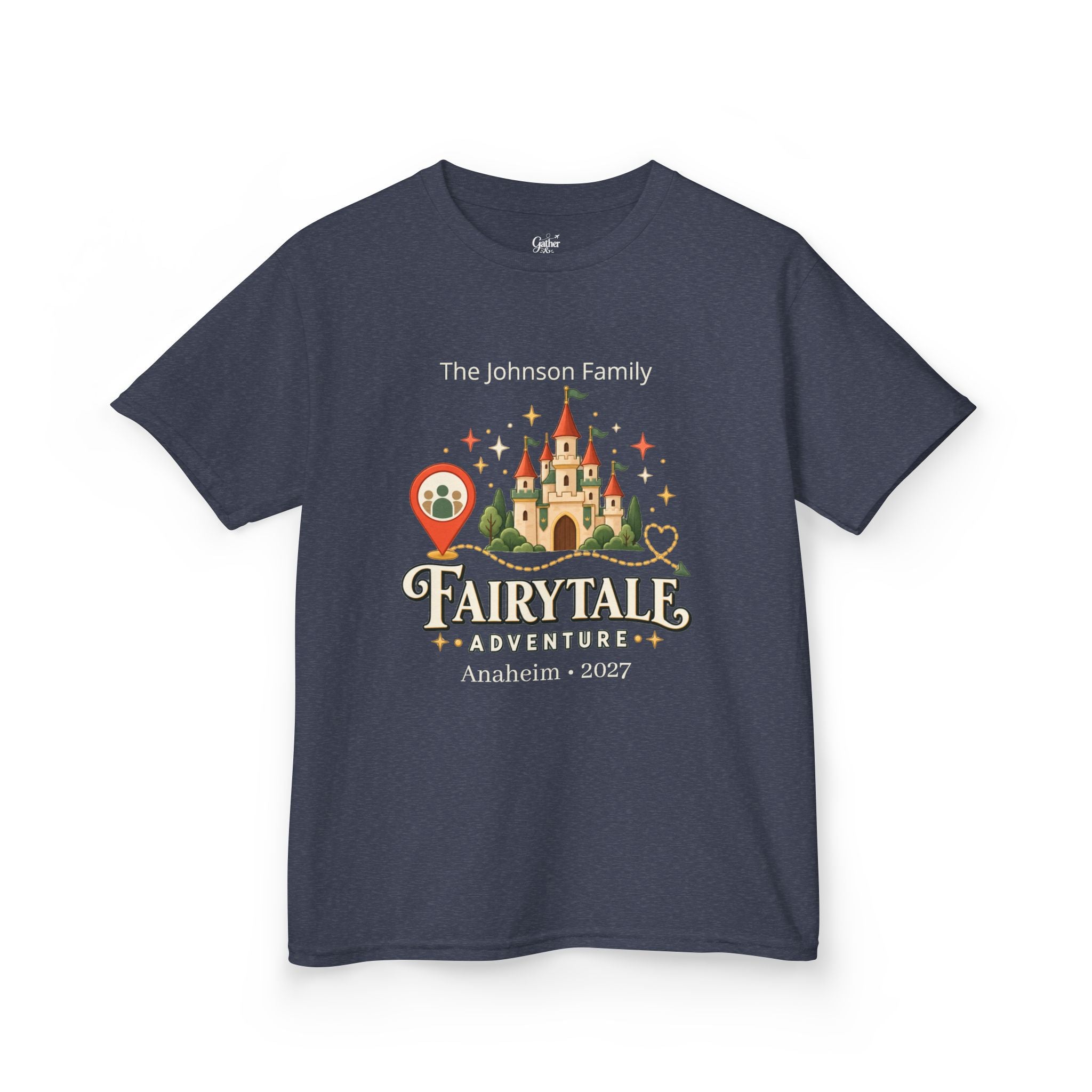 Fairytale Adventure Kids Tee (coral)