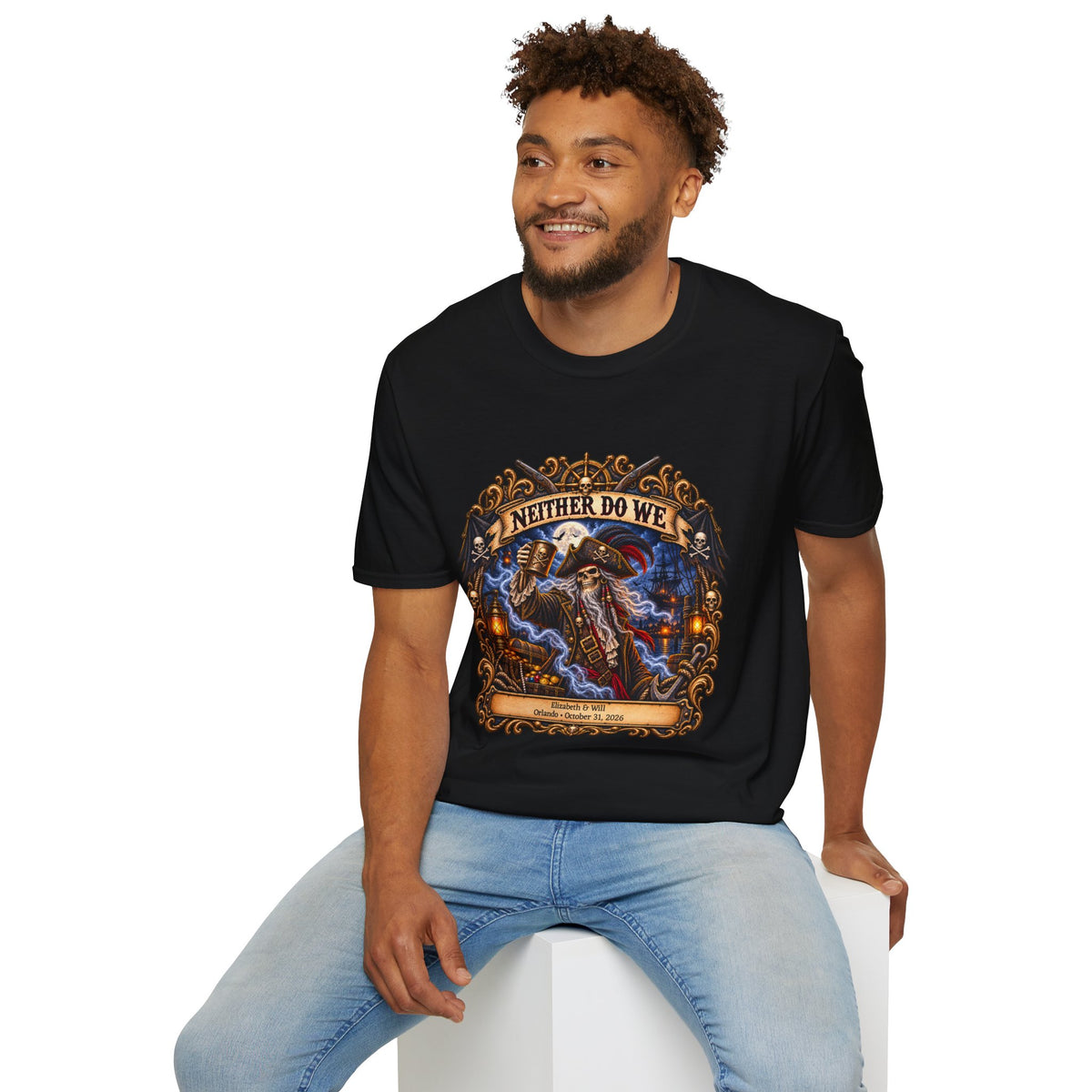 Ghostly Pirate Honeymoon Love Never Dies - Unisex Tee