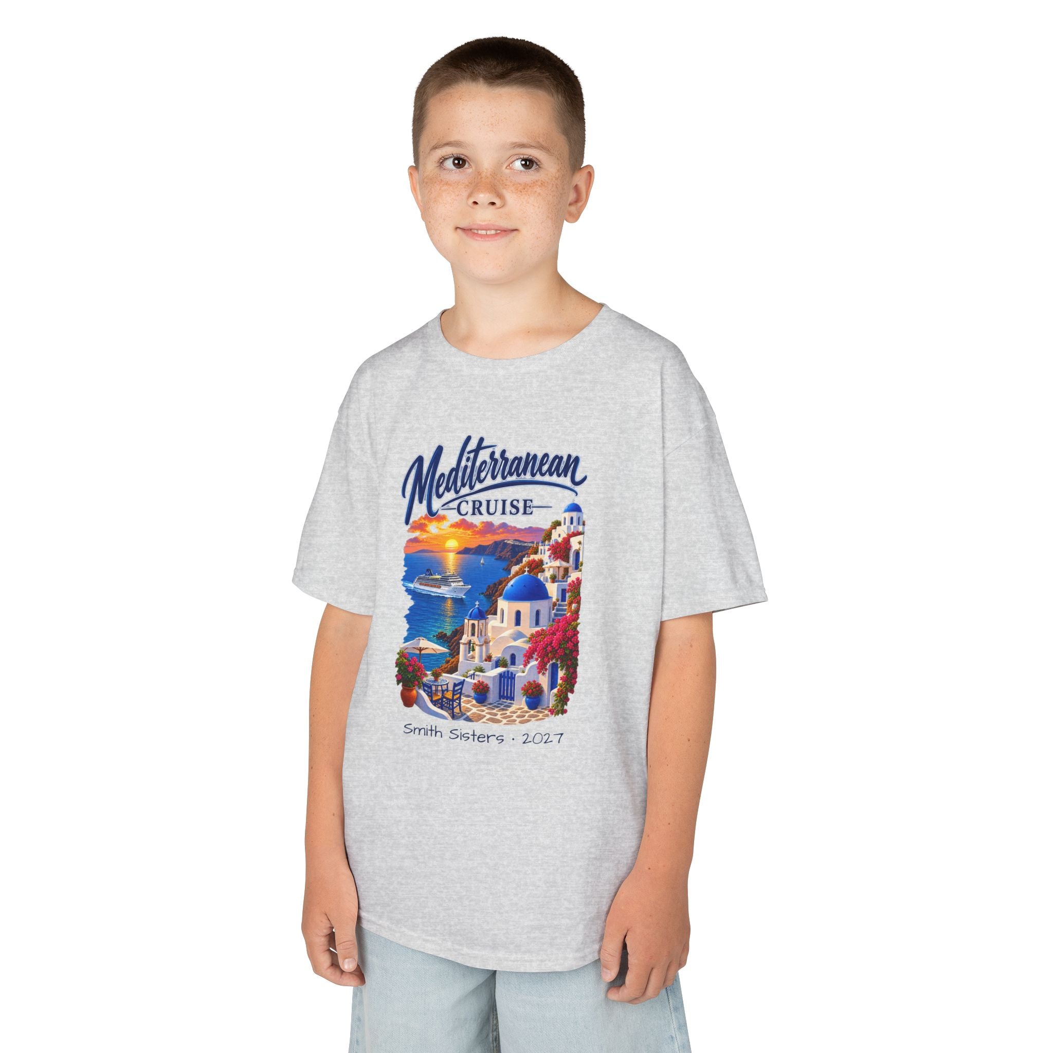 Mediterranean Cruise Kids Tee