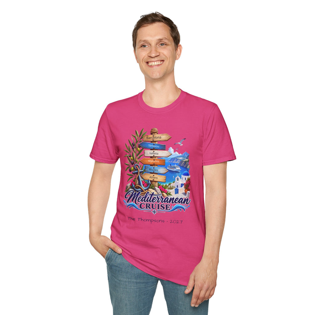 Mediterranean Cruise Ports of Call Tee
