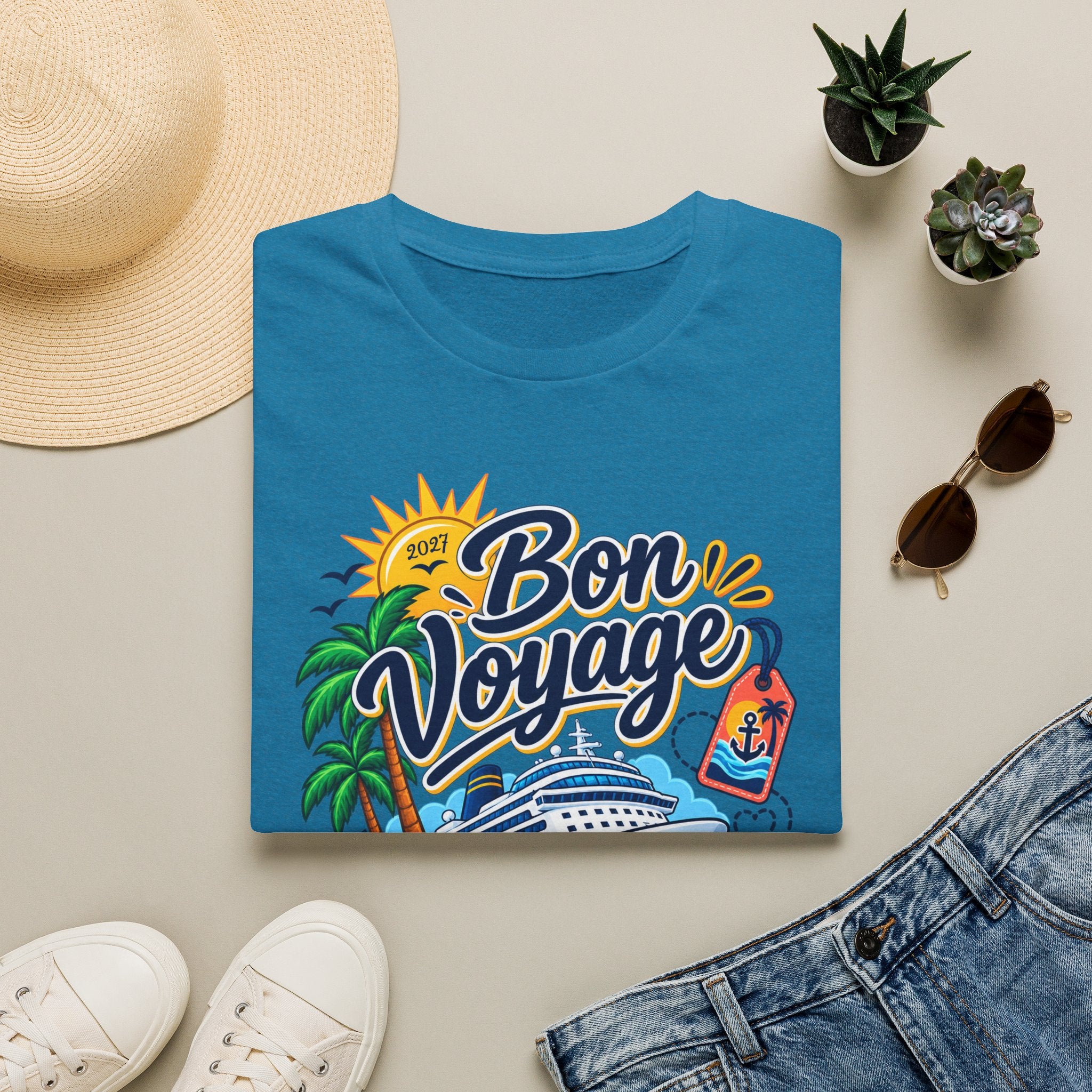 Custom Bon Voyage Cruise Tee