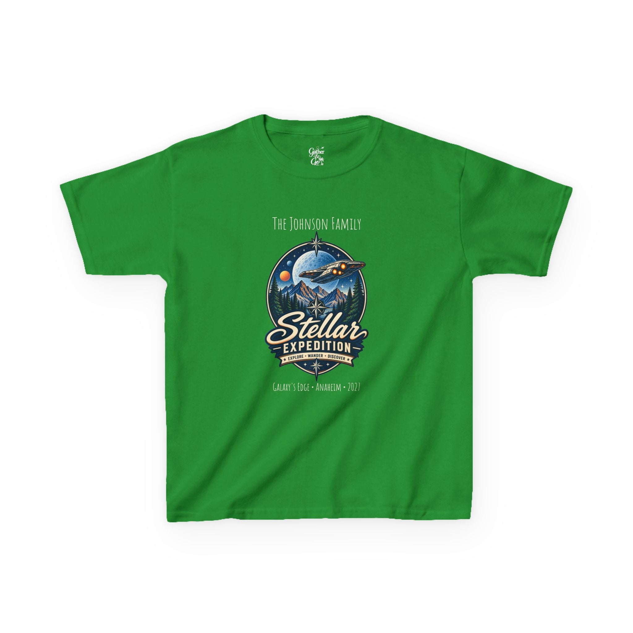 Stellar Expedition Space Adventure Park Kids Tee