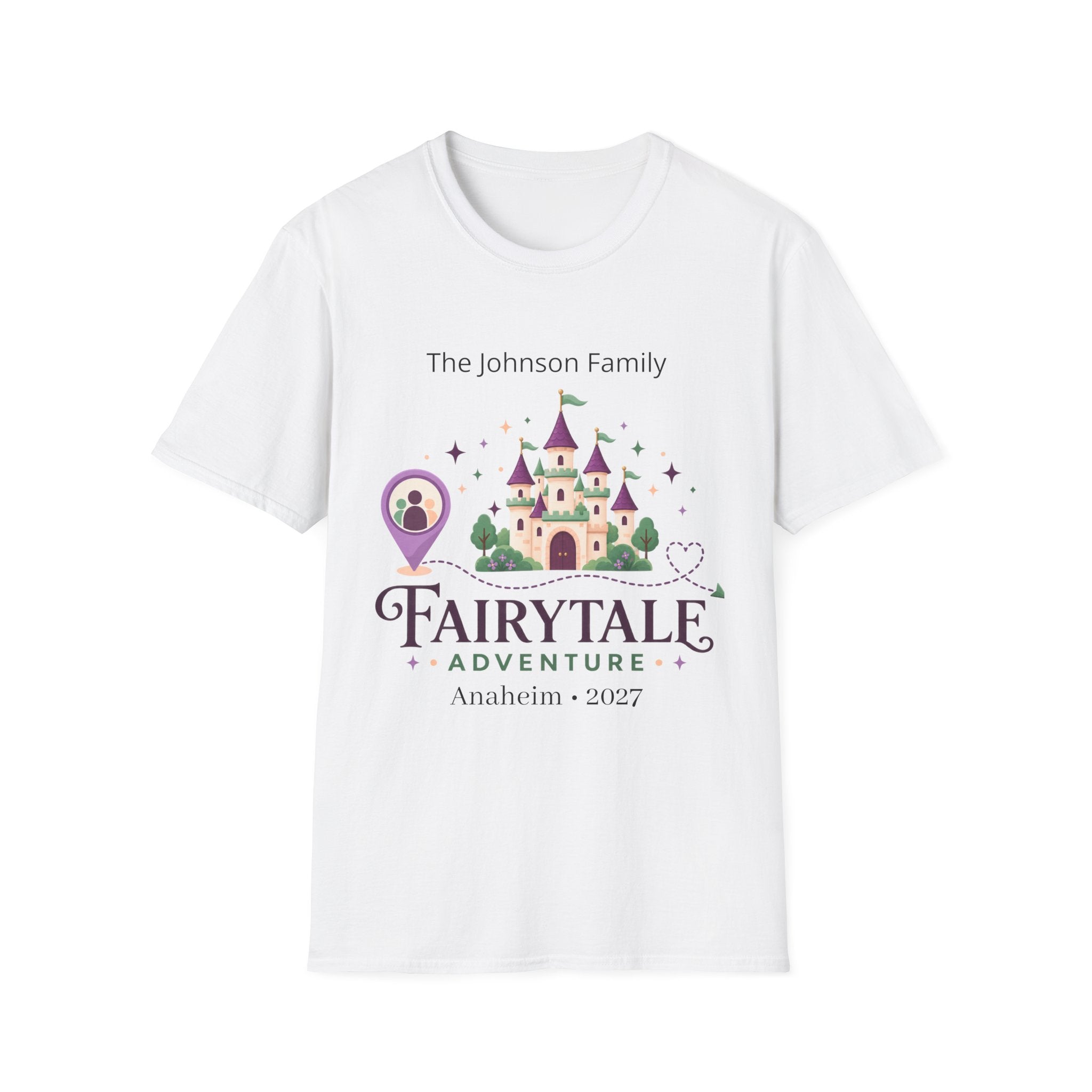 Custom Fairytale Adventure Tee (Purple)