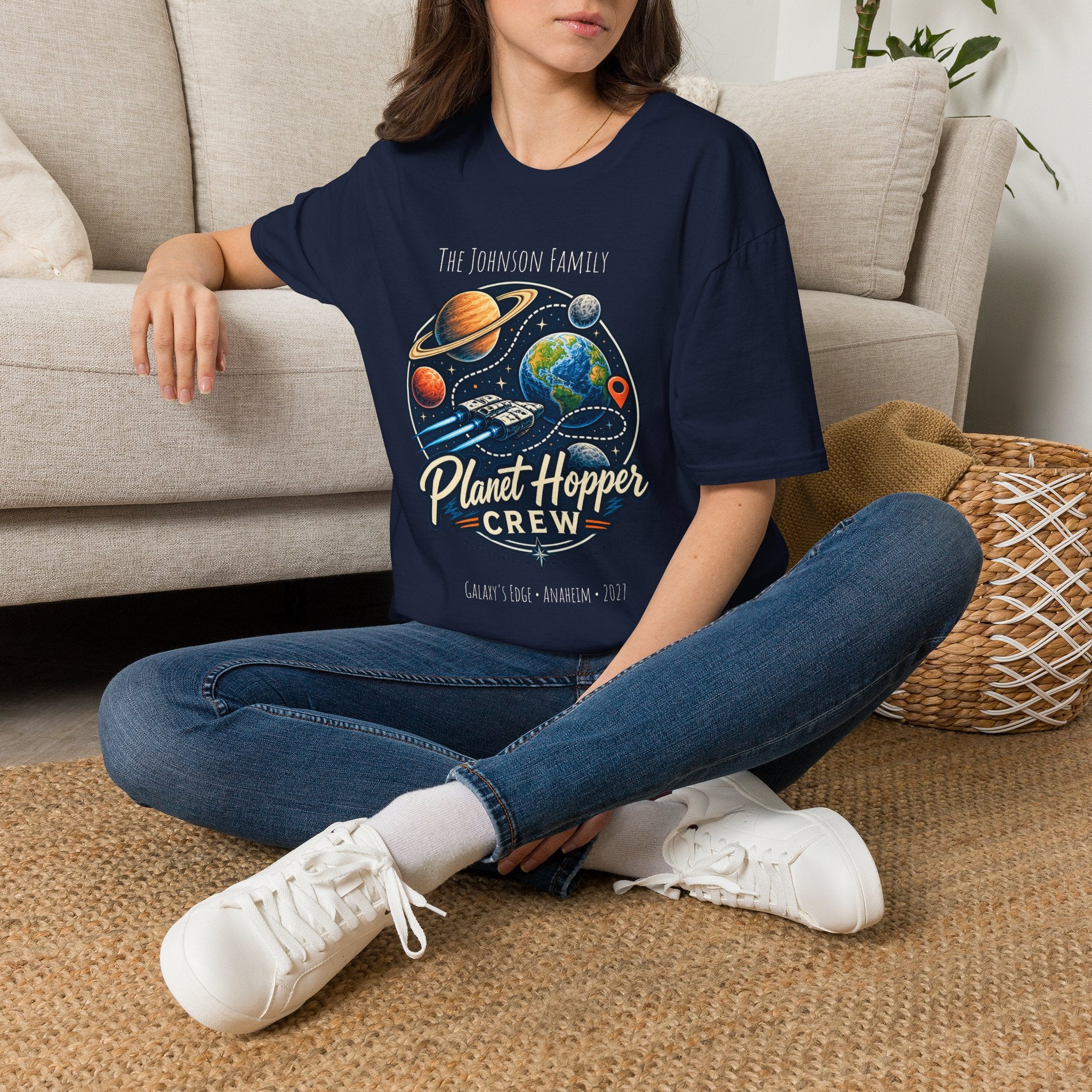 Planet Hopper Crew Space Adventure Park Tee