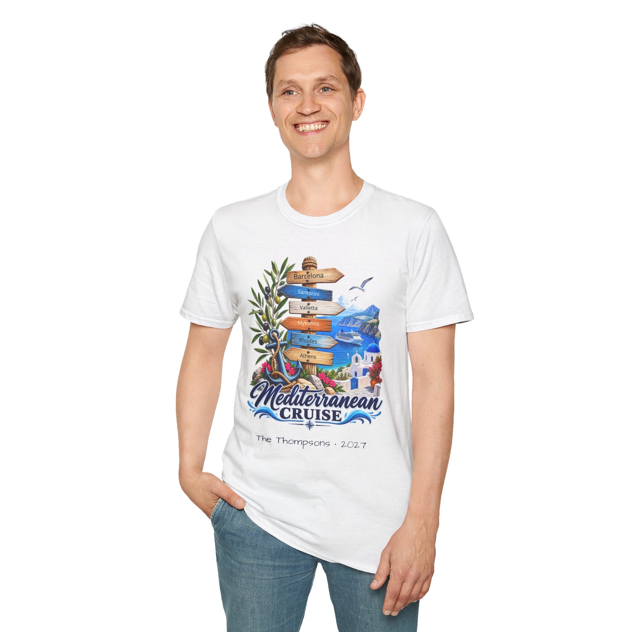 Mediterranean Cruise Ports of Call Tee