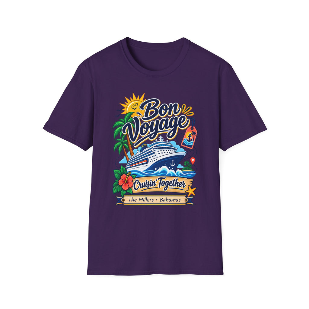 Custom Bon Voyage Cruise Tee