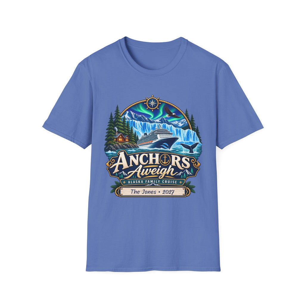 Custom Anchors Aweigh Alaska Cruise Tee