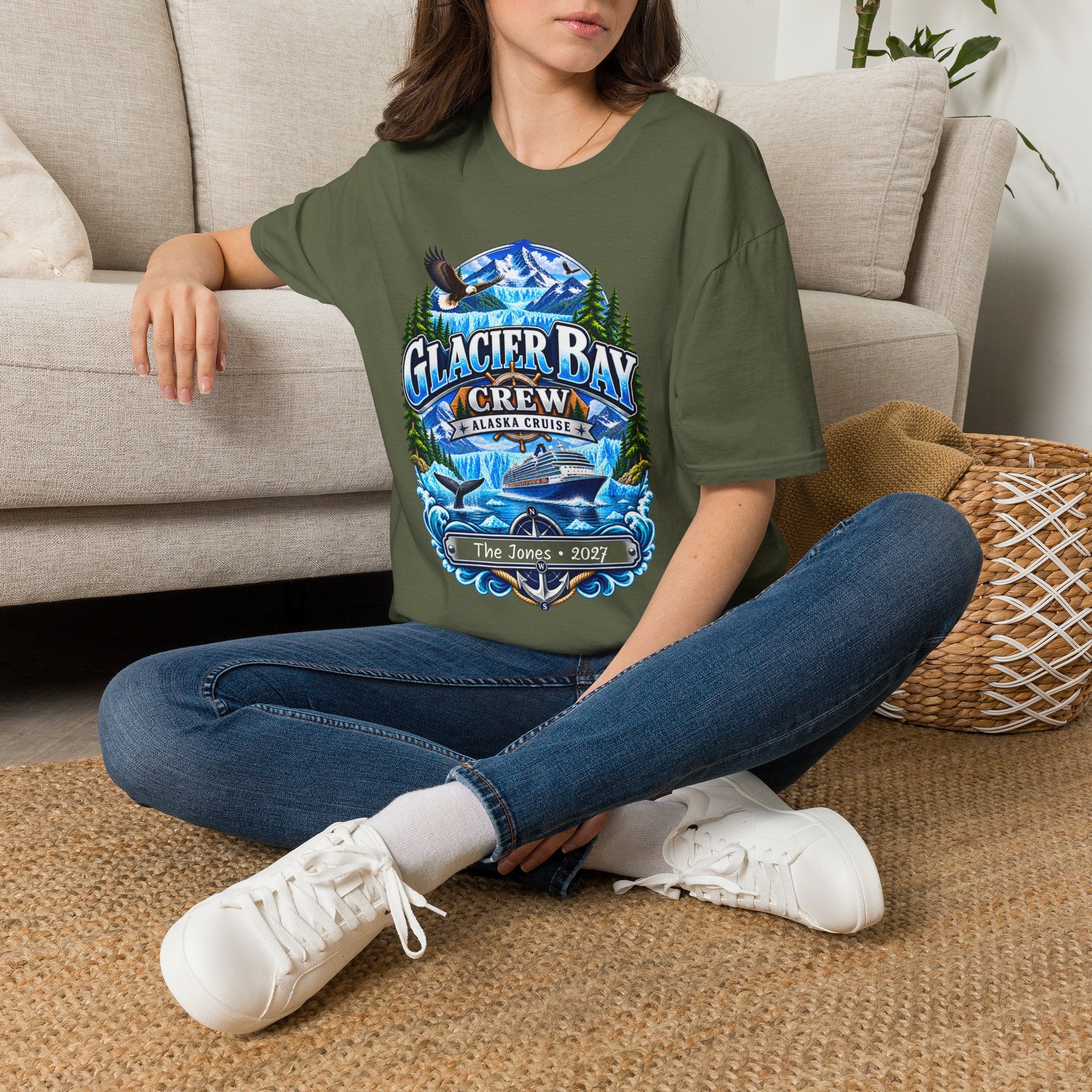 Custom Glacier Bay Alaska Cruise Tee