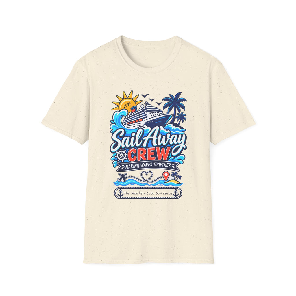 Custom Sail Away Cruise Tee