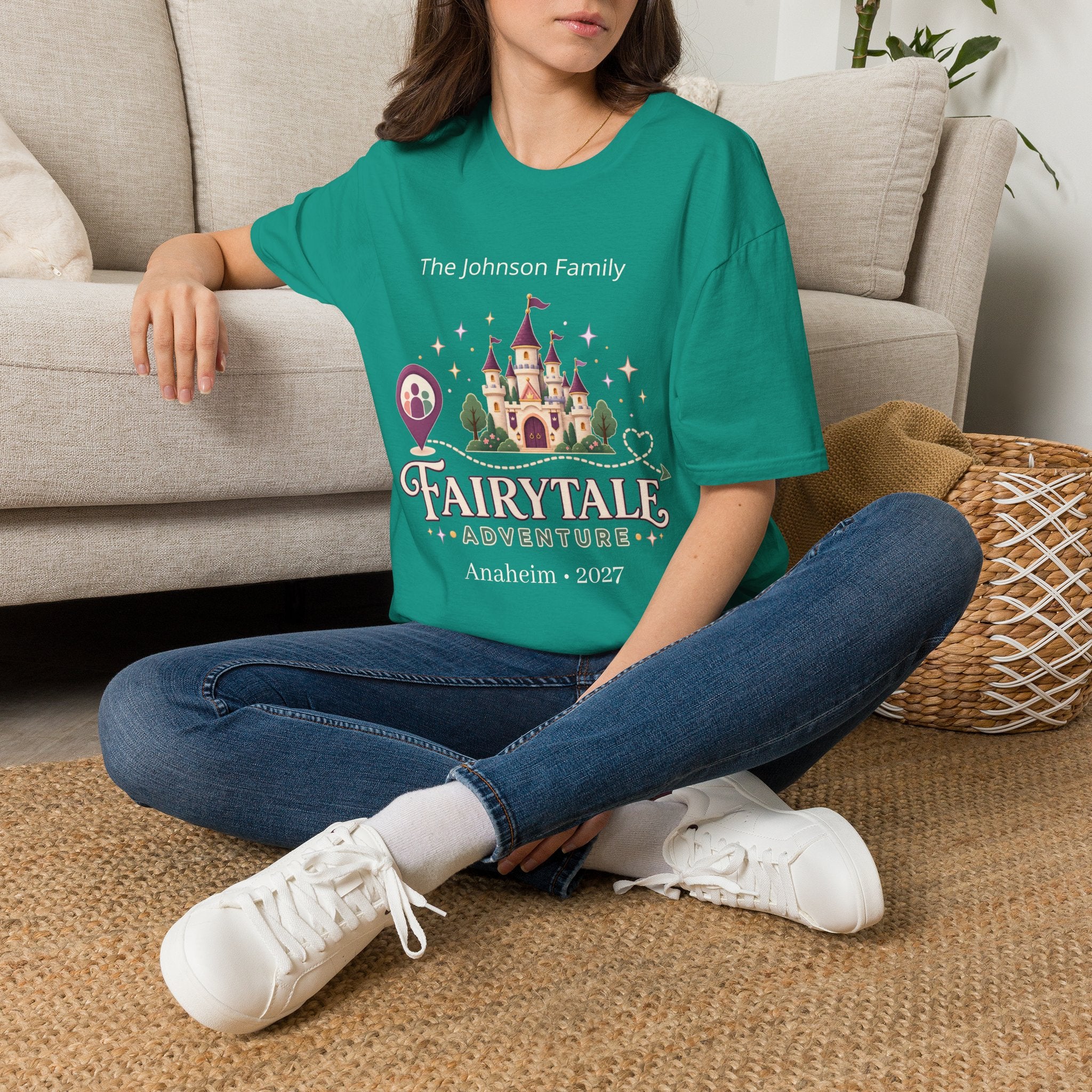 Custom Fairytale Adventure Tee (purple)