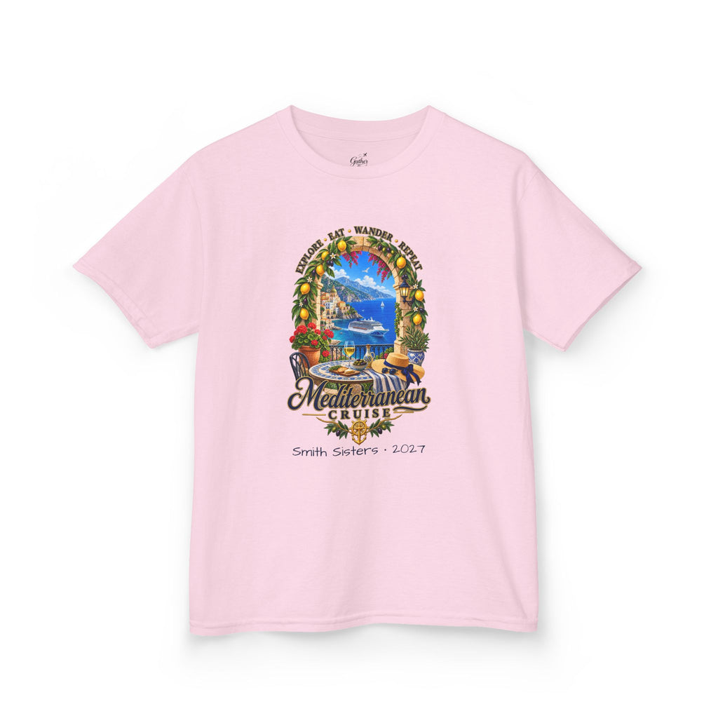 Mediterranean Cruise Explore Kids Tee