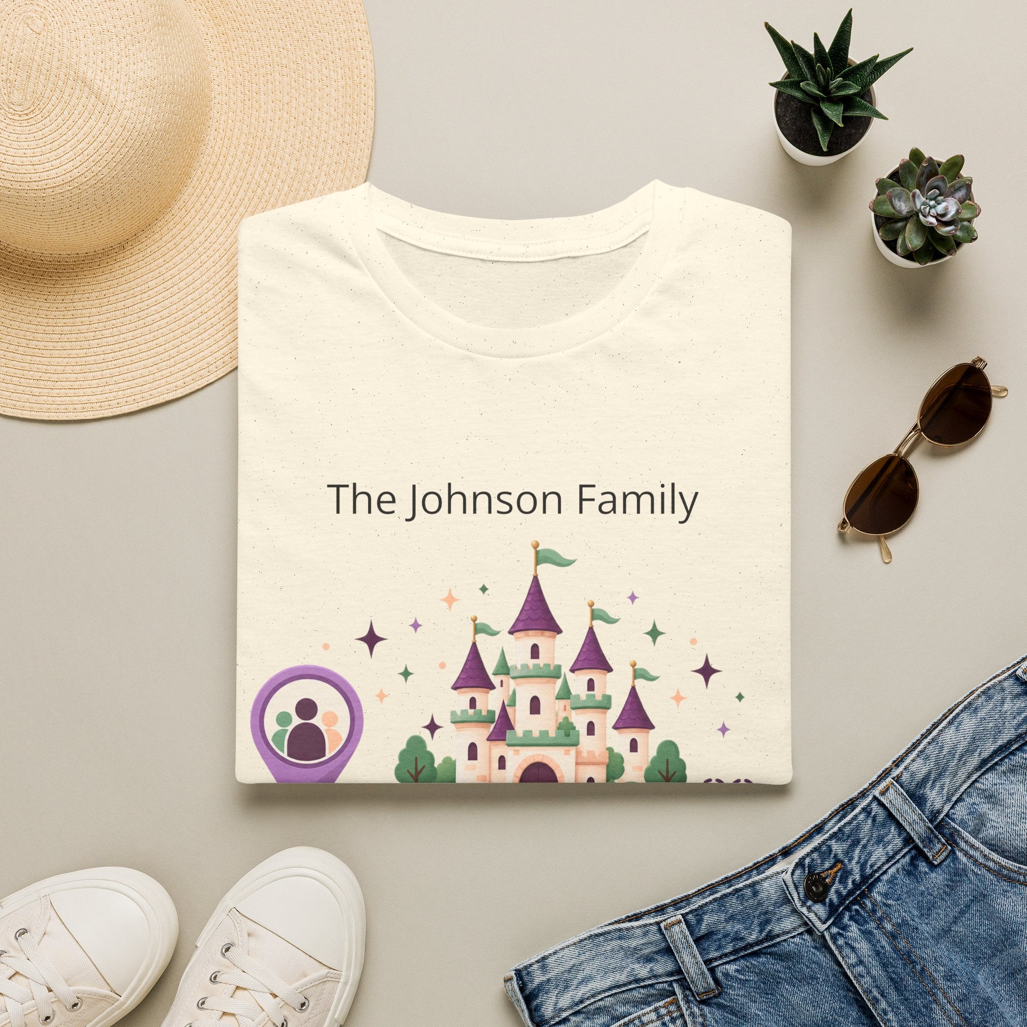 Custom Fairytale Adventure Tee (Purple)