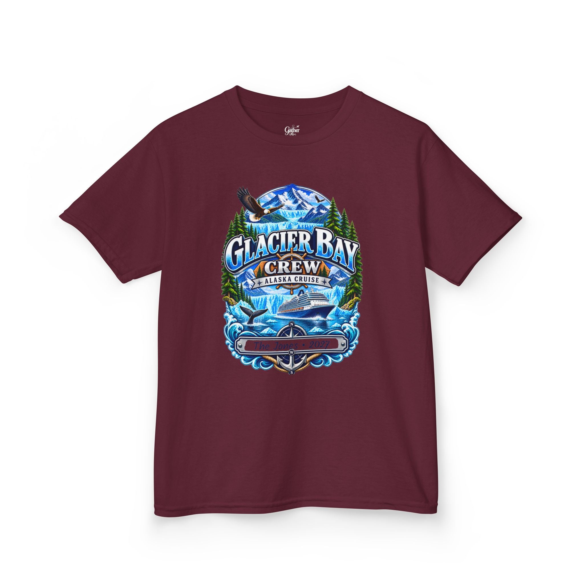 Glacier Bay Alaska Kids Cruise Tee