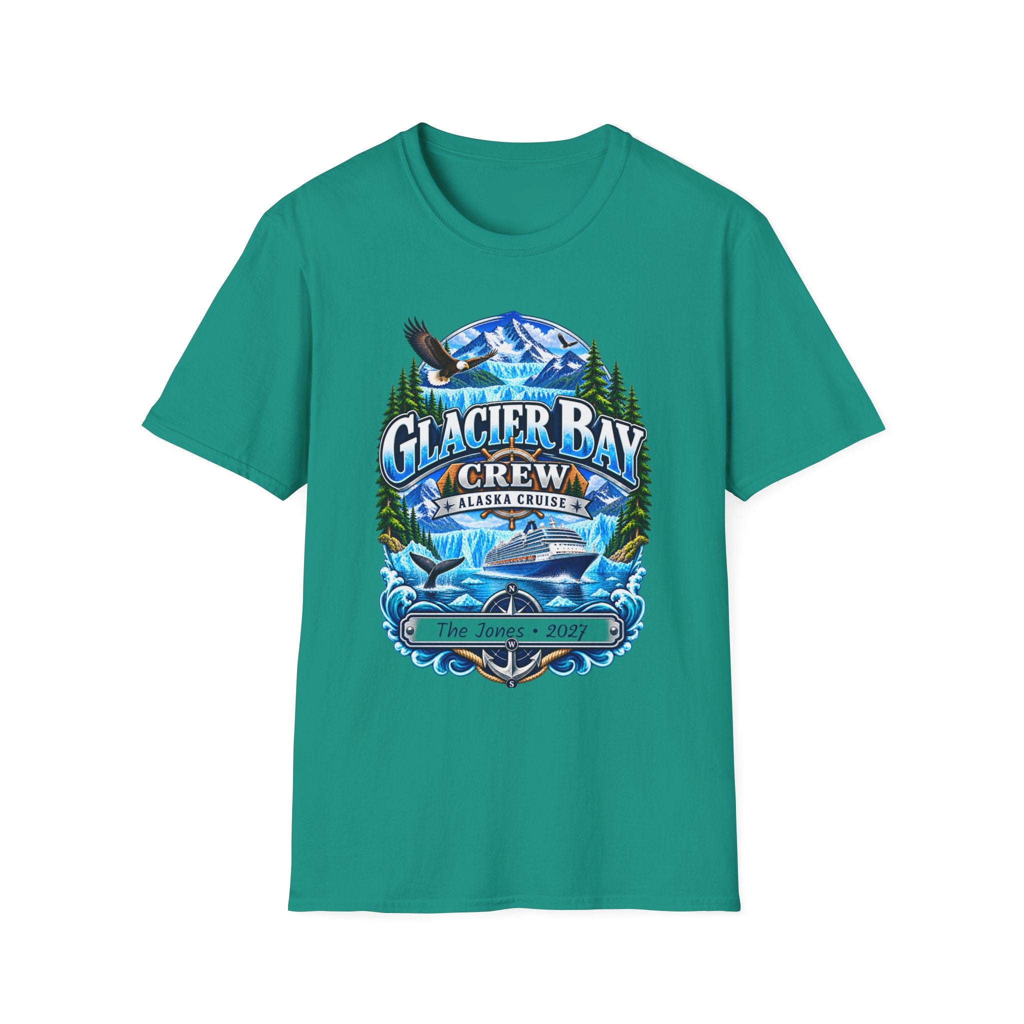 Custom Glacier Bay Alaska Cruise Tee
