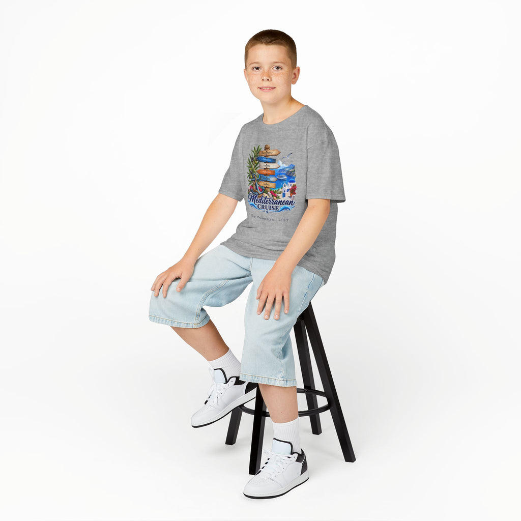 Mediterranean Cruise Ports of Call Kids Tee