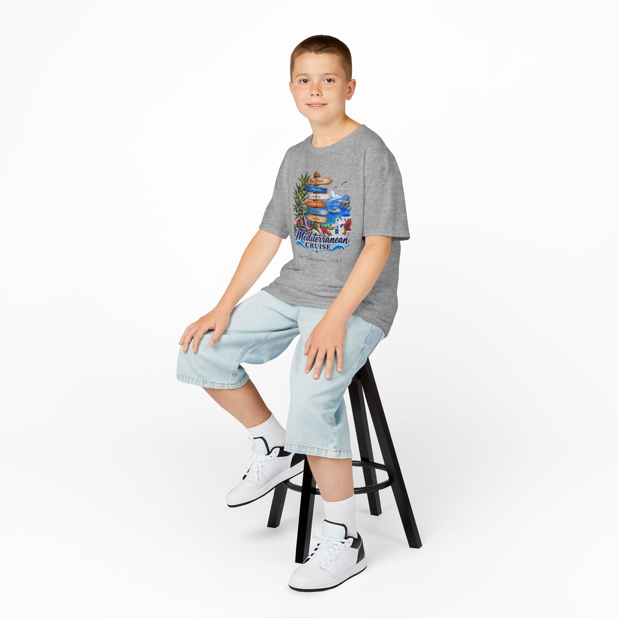 Mediterranean Cruise Ports of Call Kids Tee