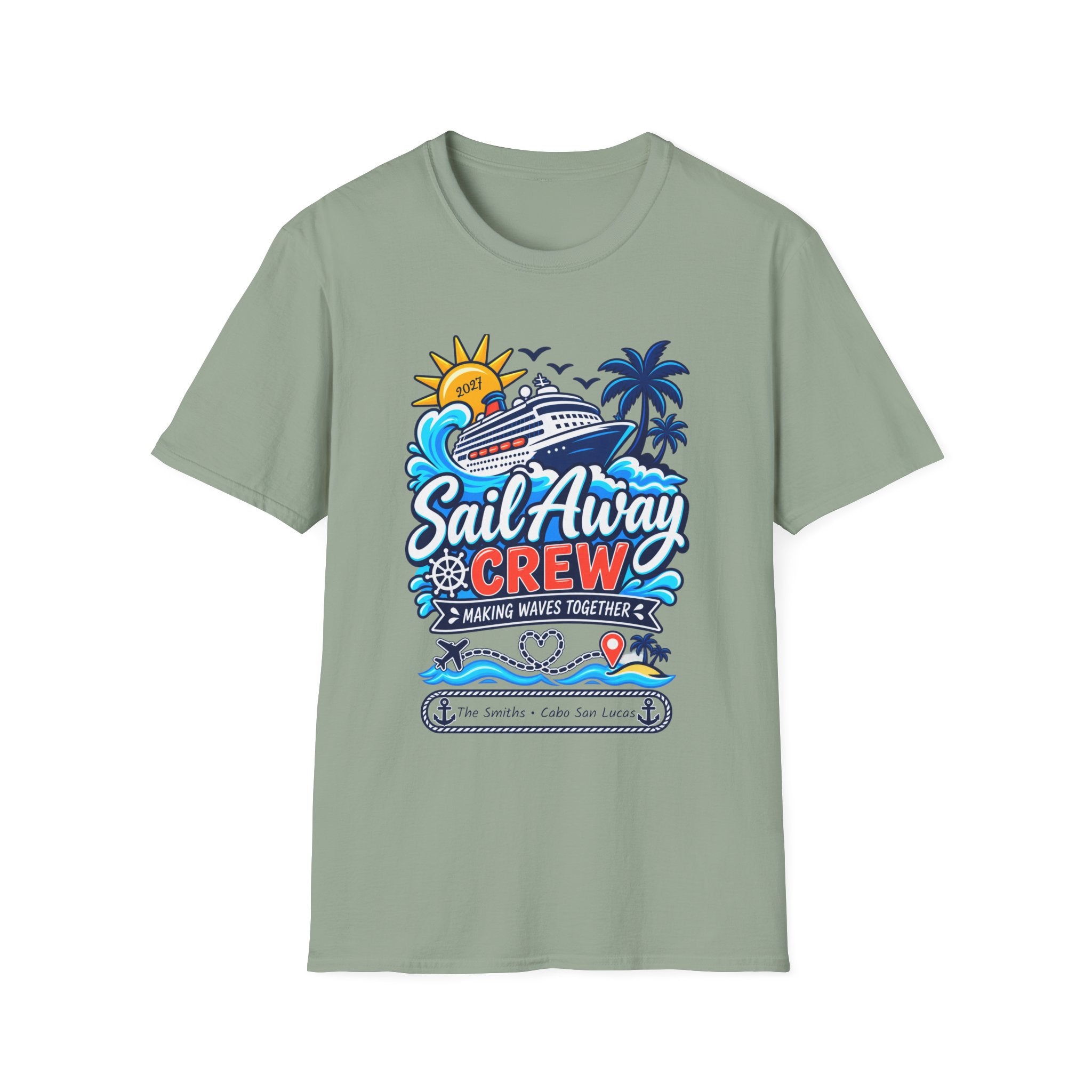 Custom Sail Away Cruise Tee