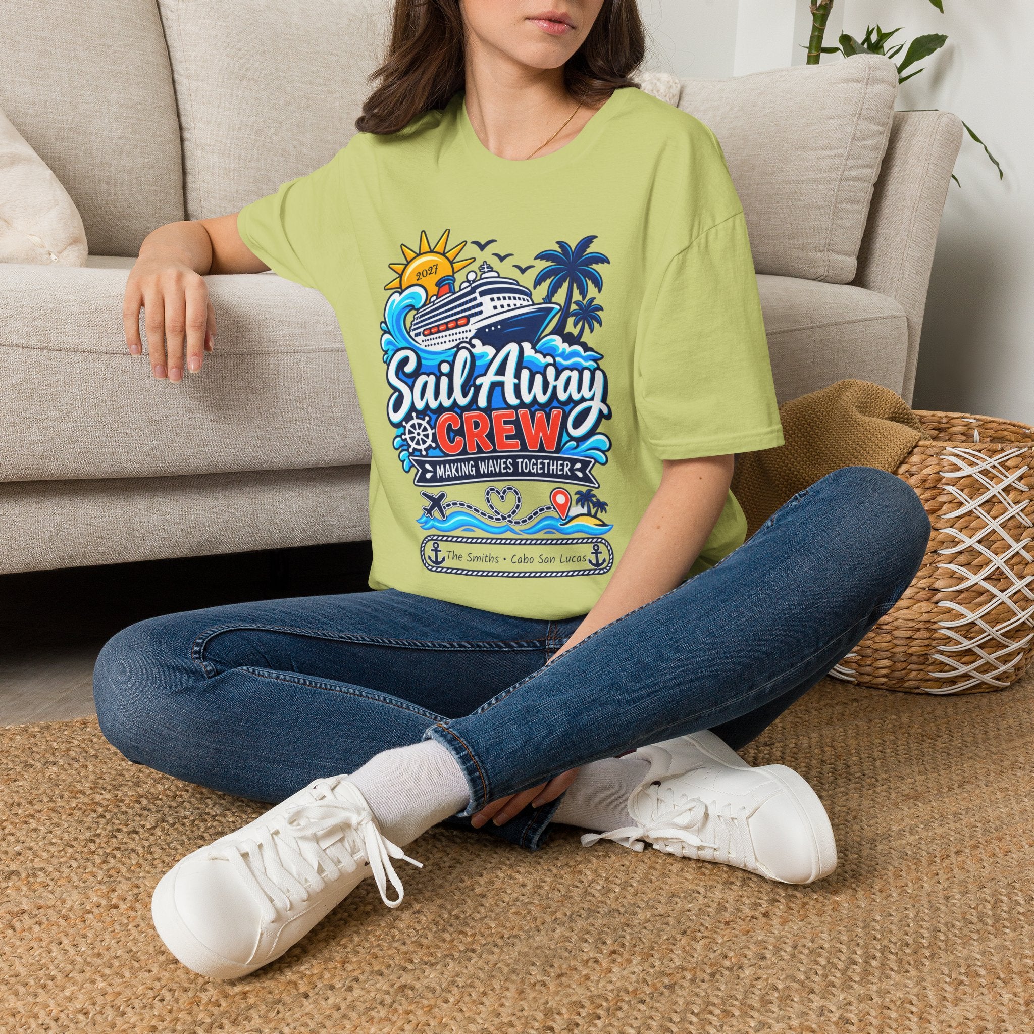 Custom Sail Away Cruise Tee
