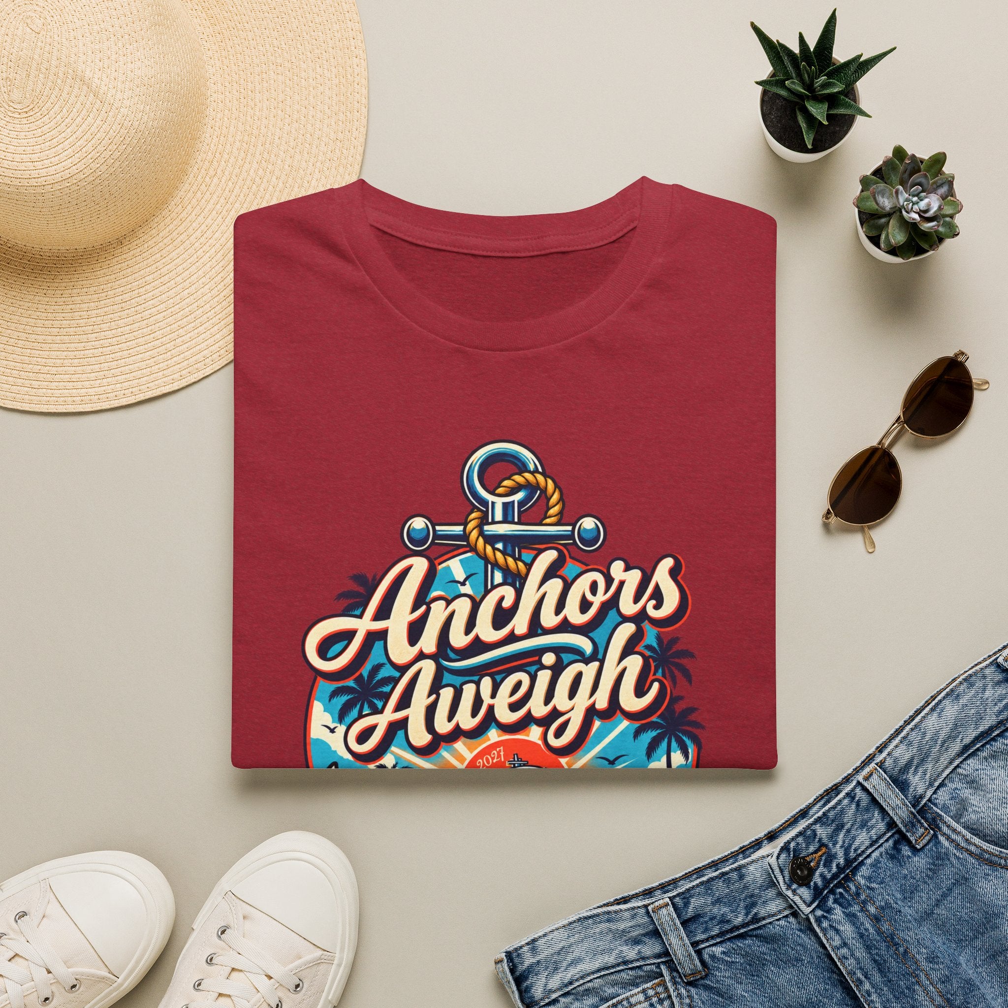 Custom Anchors Aweigh Cruise Tee
