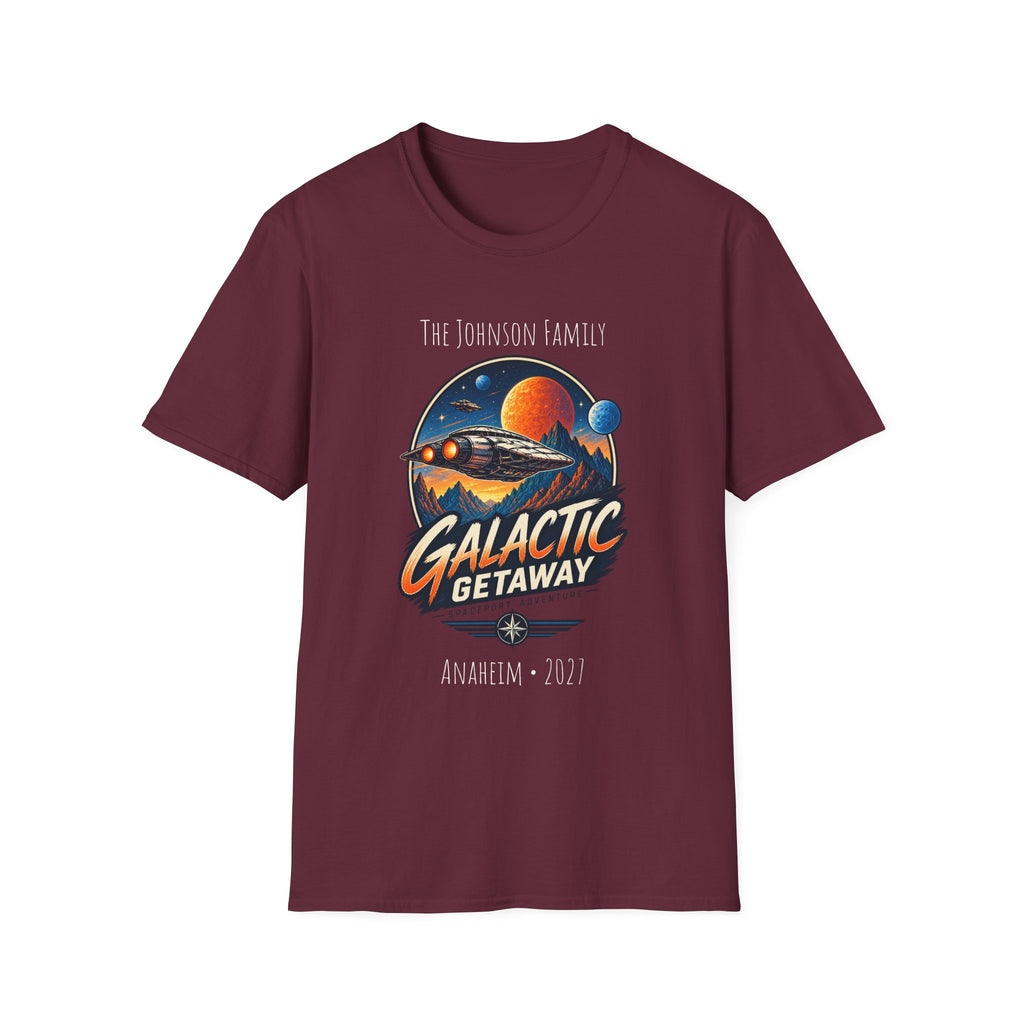 Galactic Getaway Space Adventure Park Tee