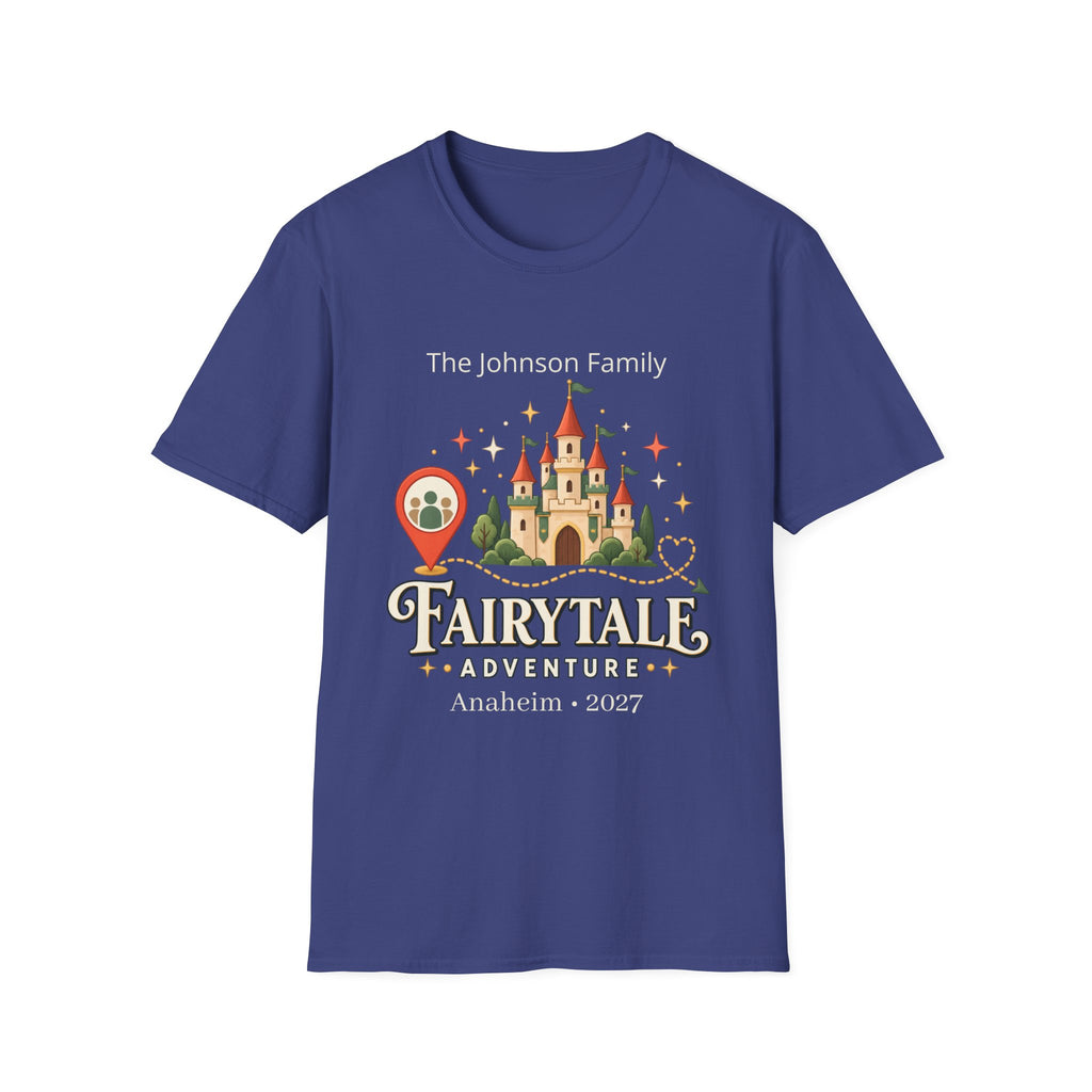 Custom Fairytale Adventure Tee (coral)