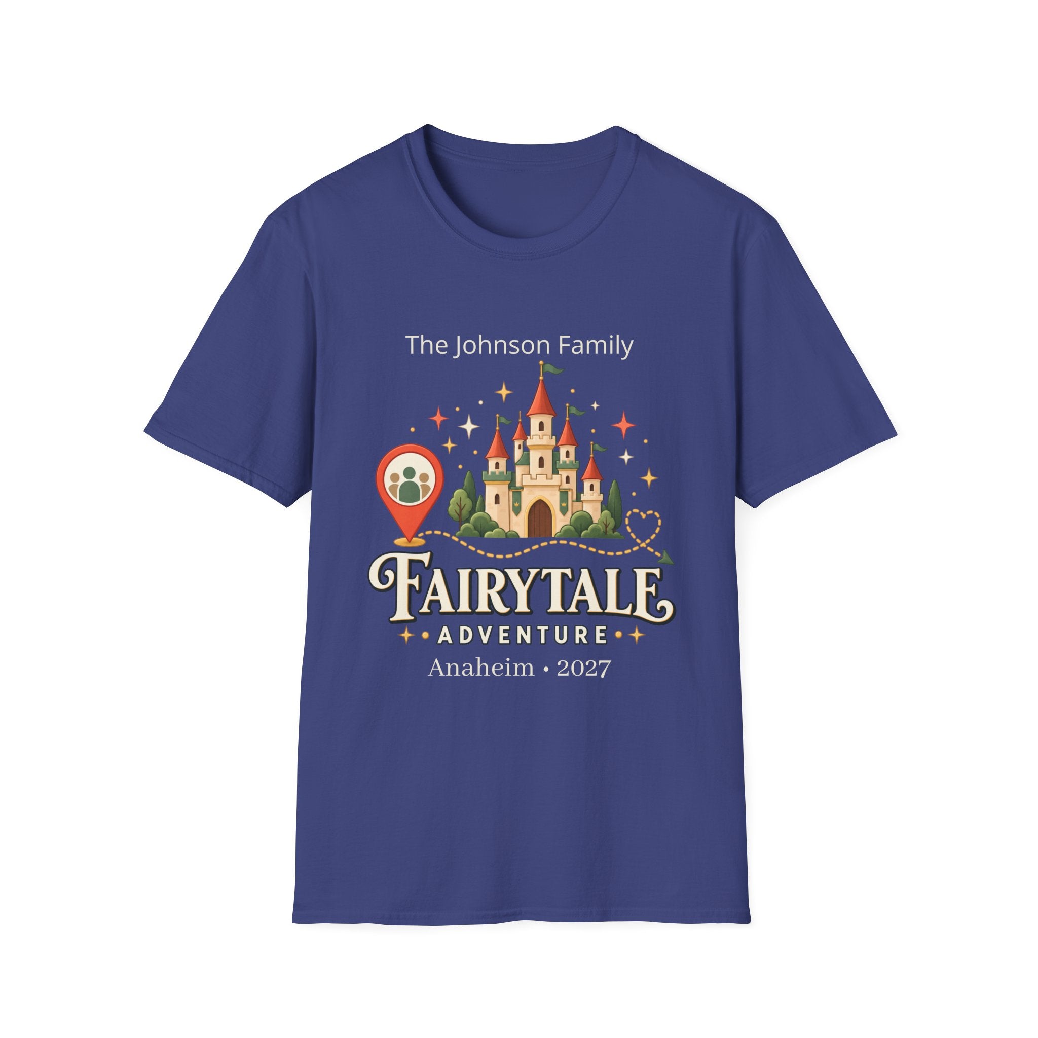 Custom Fairytale Adventure Tee (coral)