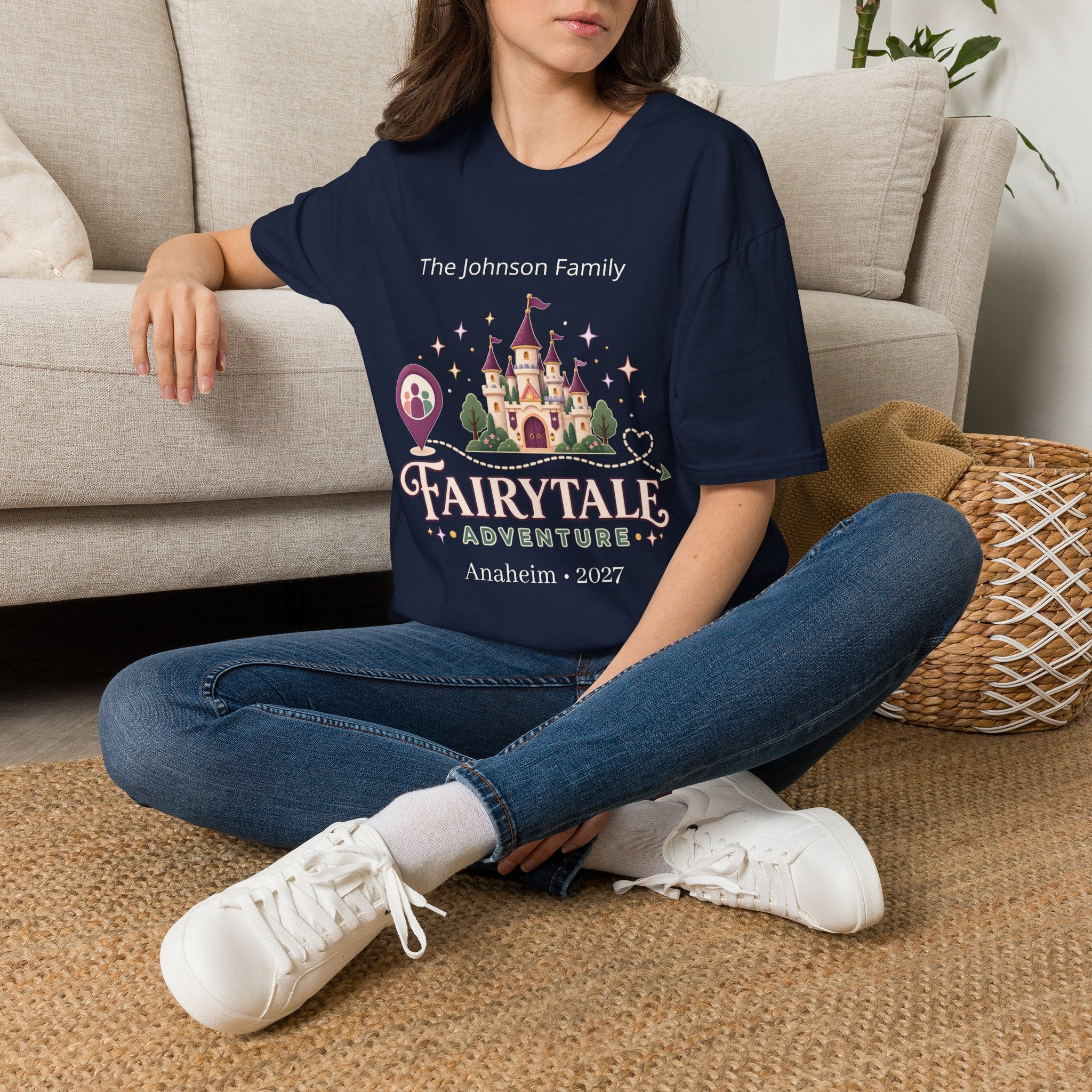 Custom Fairytale Adventure Tee (purple)