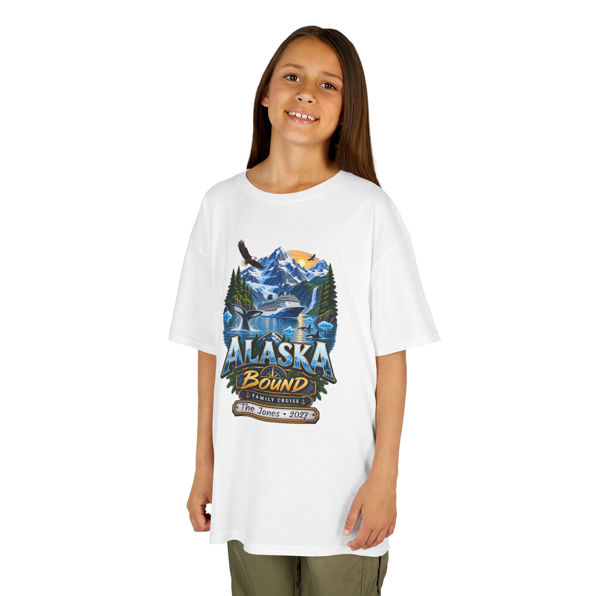 Alaska Bound Cruise Kids Tee