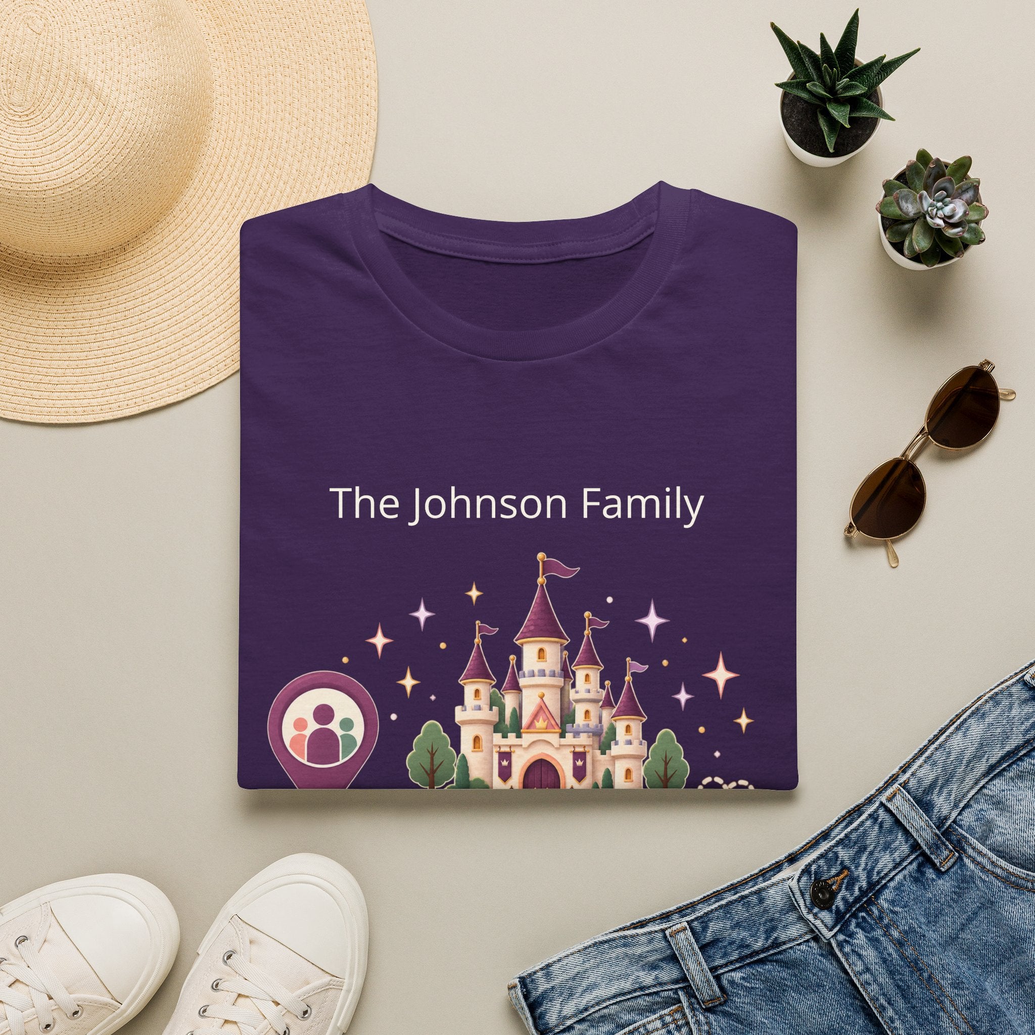 Custom Fairytale Adventure Tee (purple)