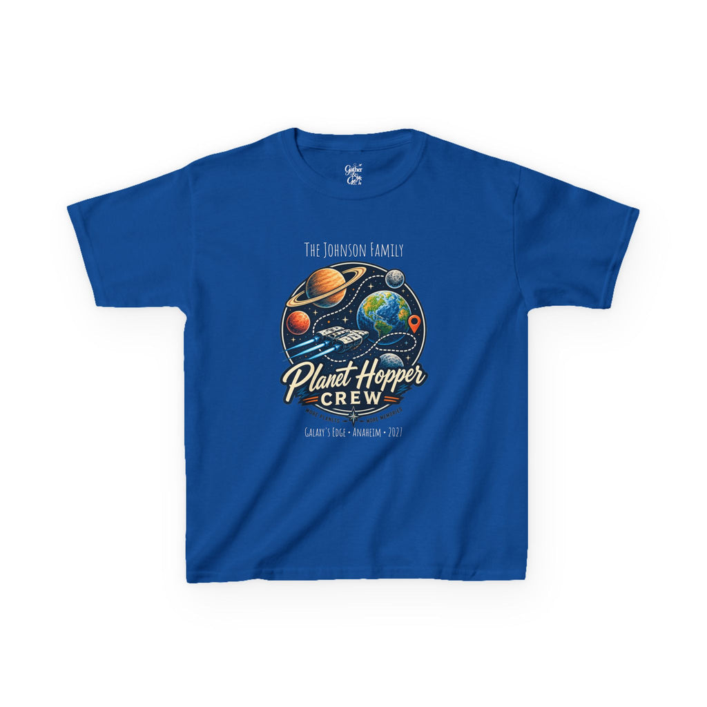 Planet Hopper Crew Space Adventure Park Kids Tee