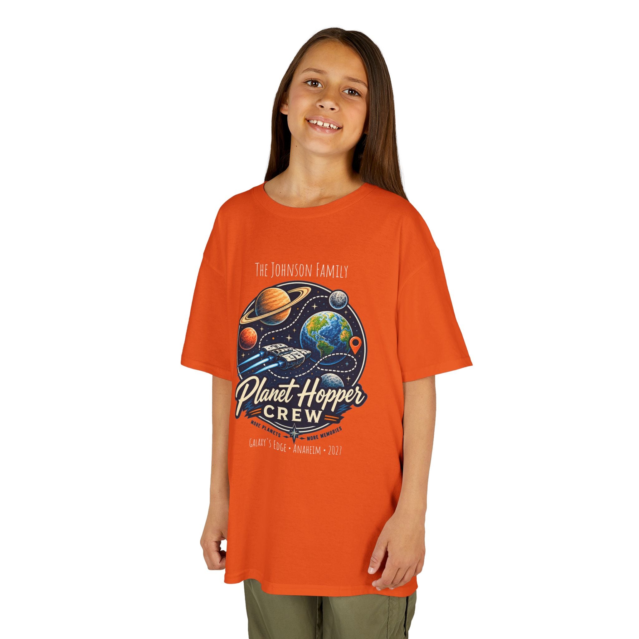 Planet Hopper Crew Space Adventure Park Kids Tee