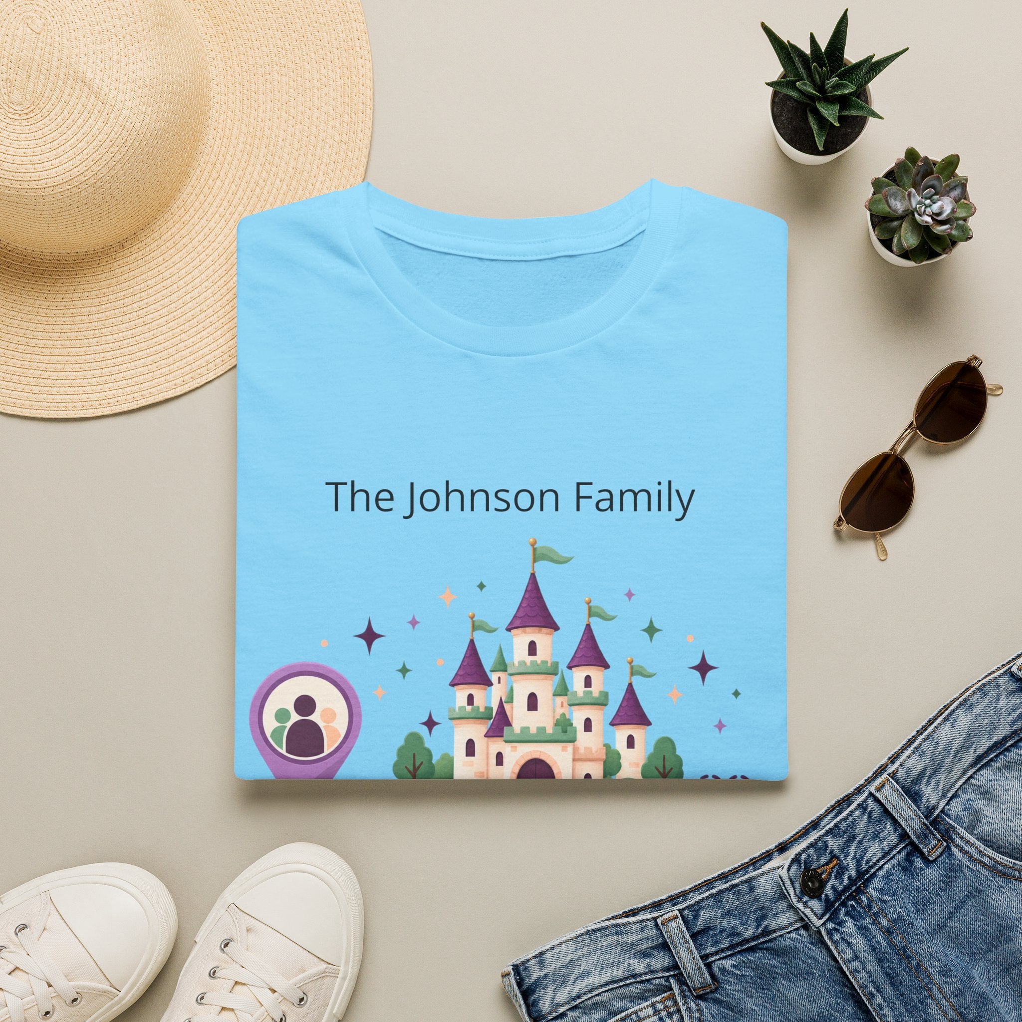 Custom Fairytale Adventure Tee (Purple)
