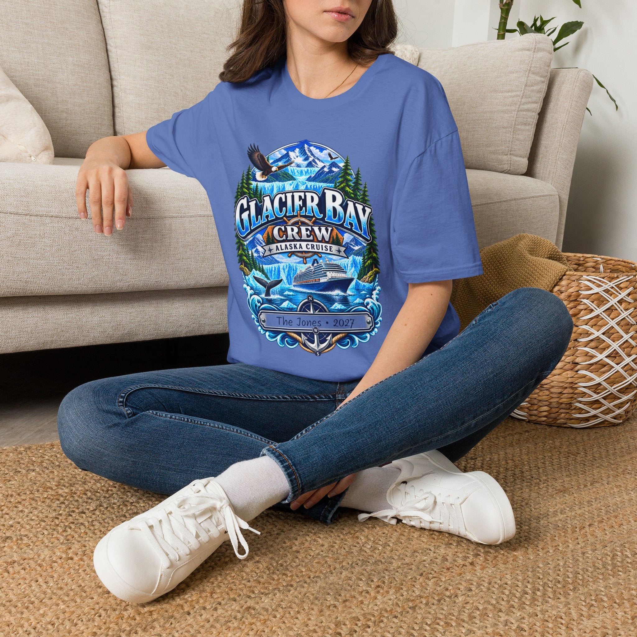Custom Glacier Bay Alaska Cruise Tee
