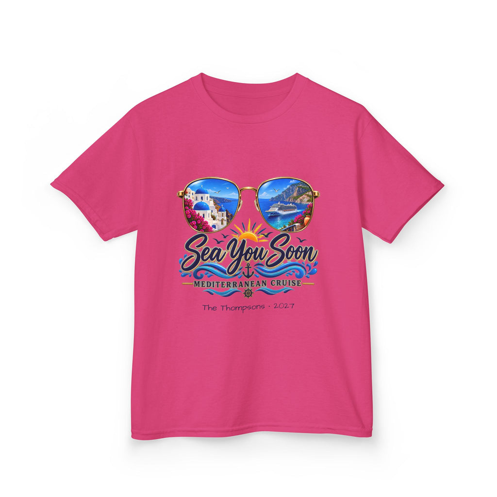 Mediterranean Cruise Sea You Soon Kids Tee