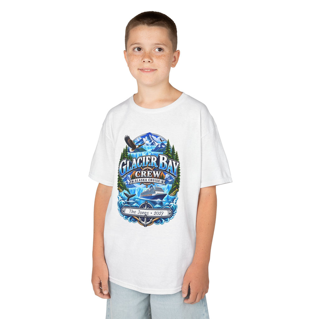 Glacier Bay Alaska Kids Cruise Tee