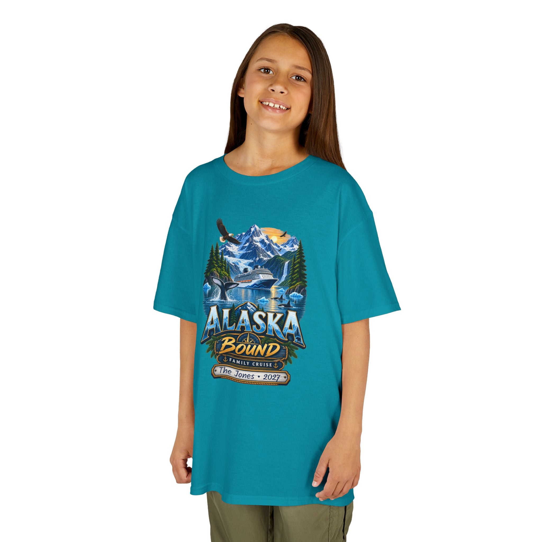 Alaska Bound Cruise Kids Tee