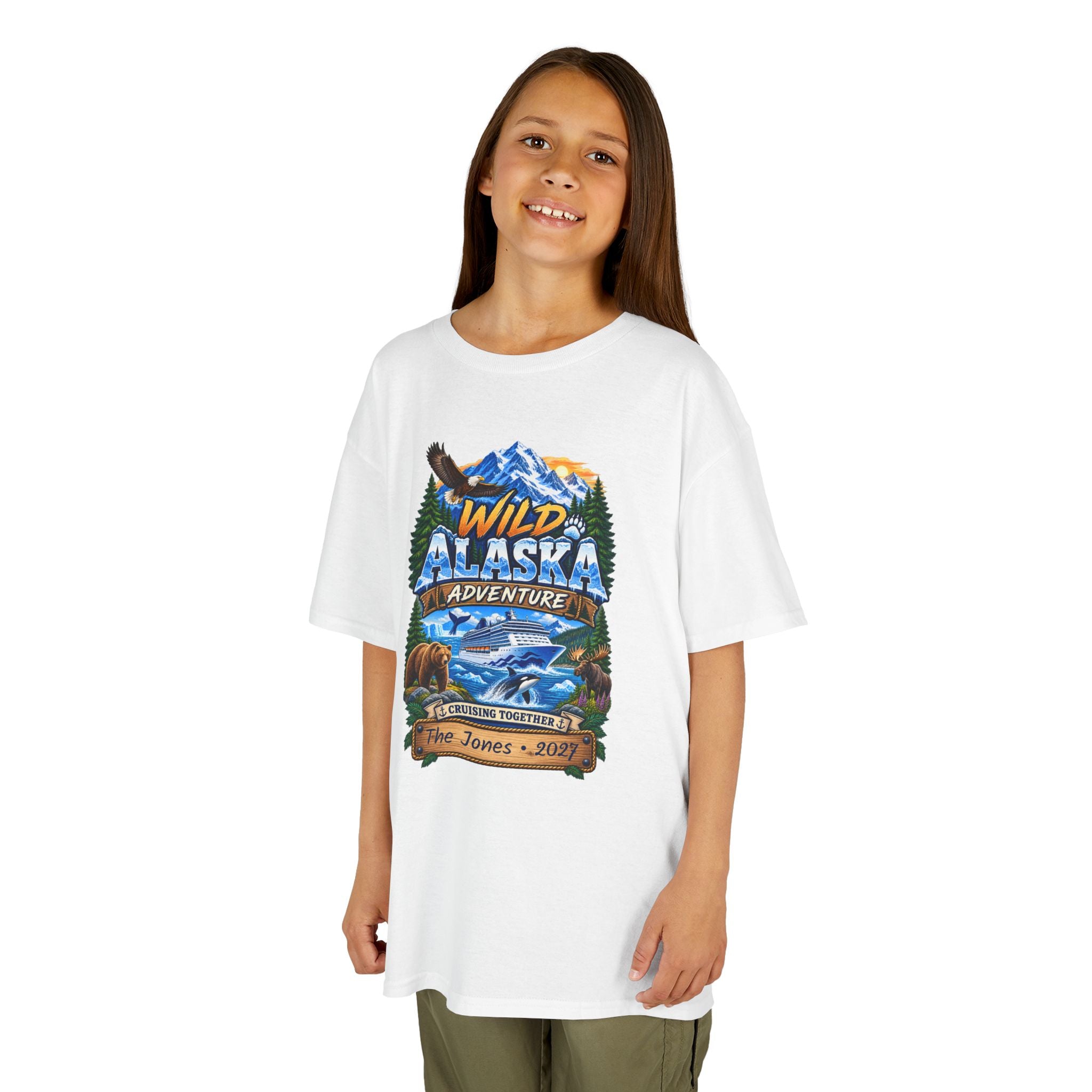 Wild Alaska Kids Cruise Tee