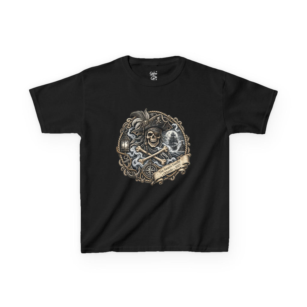 Ghostly Pirate Swann - Kids Tee