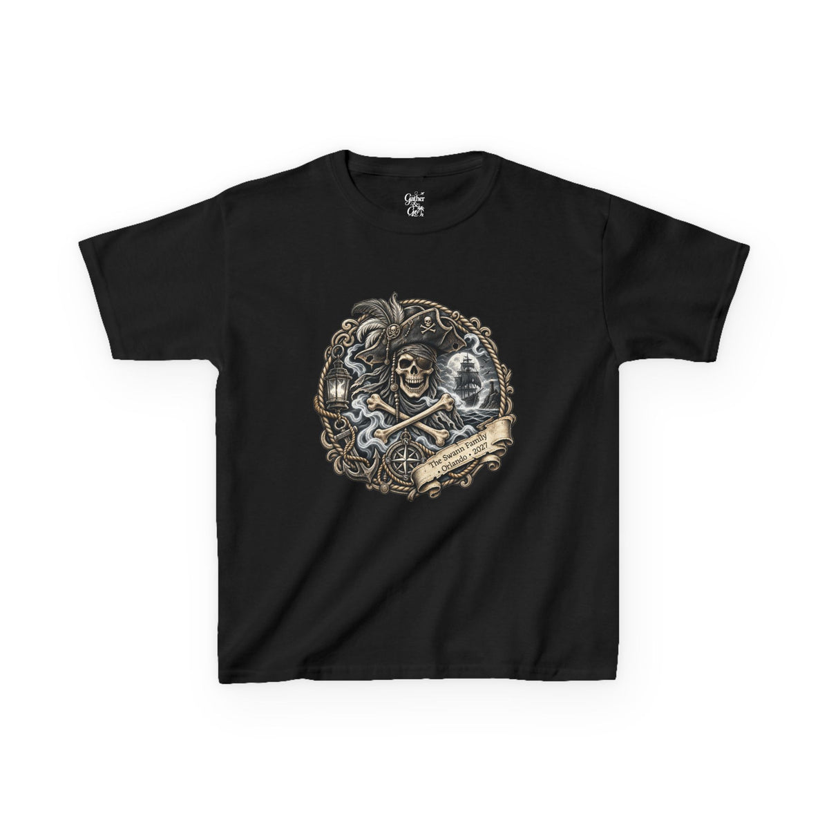 Ghostly Pirate Swann - Kids Tee