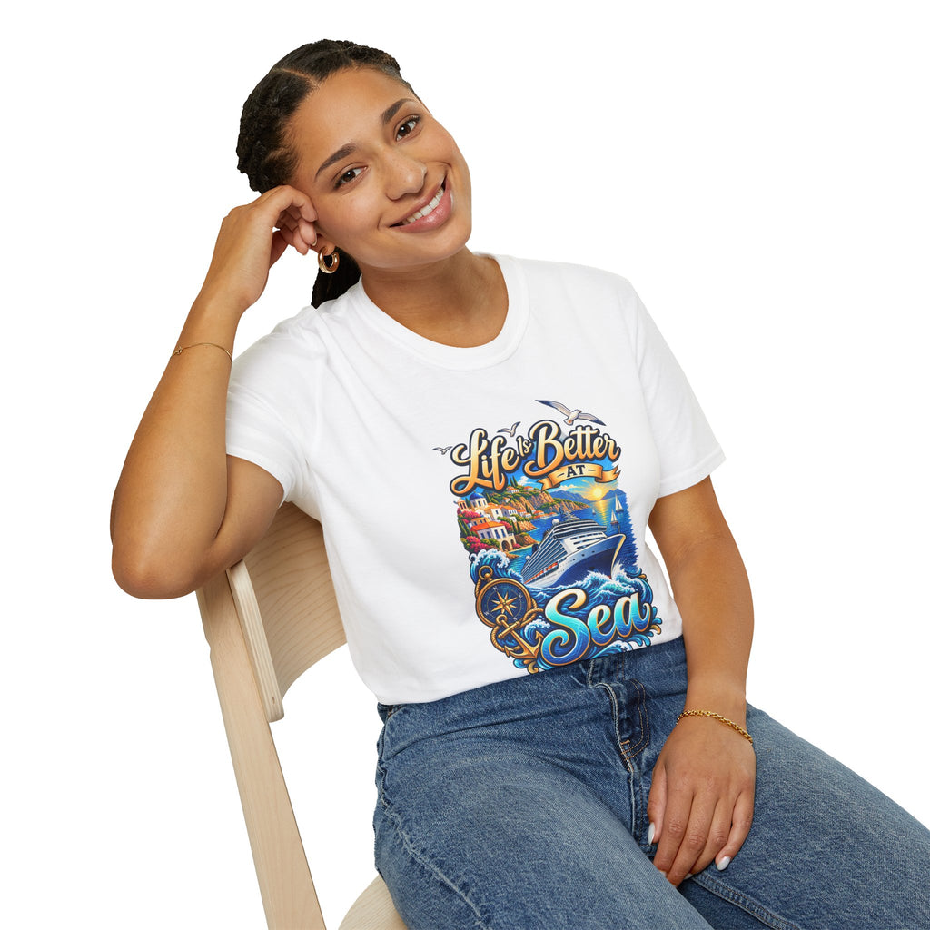 Mediterranean Cruise Life is Better at Sea Tee