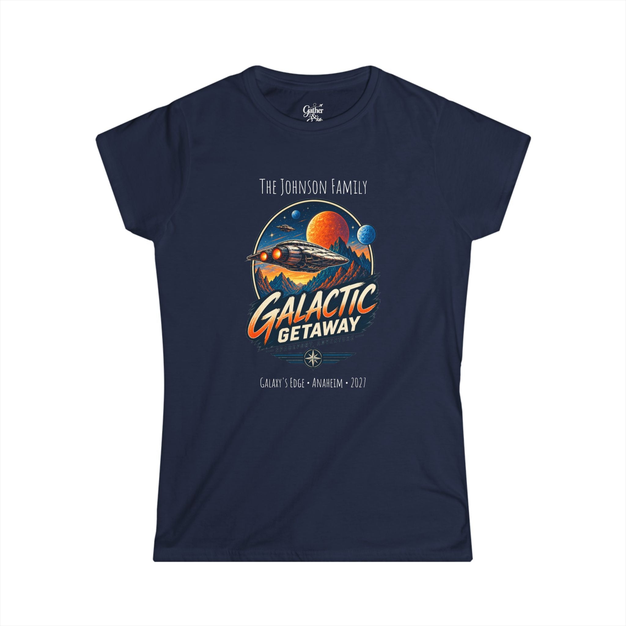 Galactic Getaway Space Adventure Park Ladies Tee