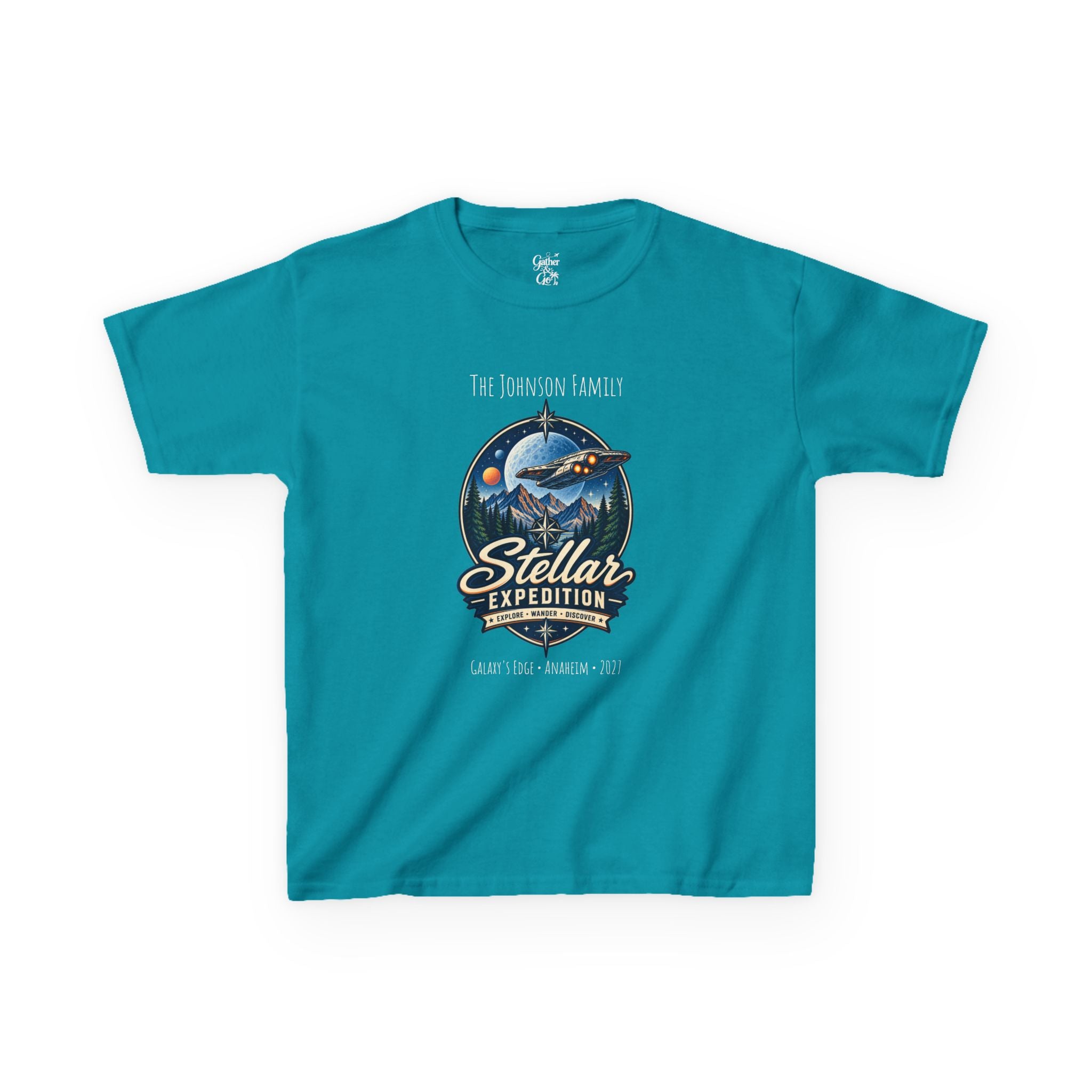 Stellar Expedition Space Adventure Park Kids Tee